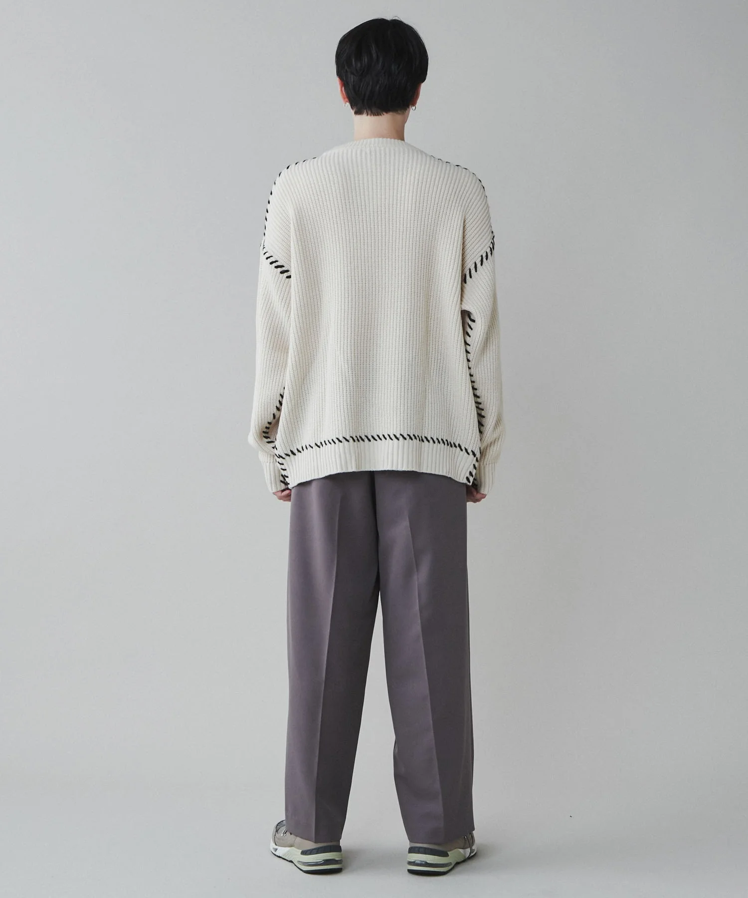 トロミベルト付きワイドスラックス - Image 28