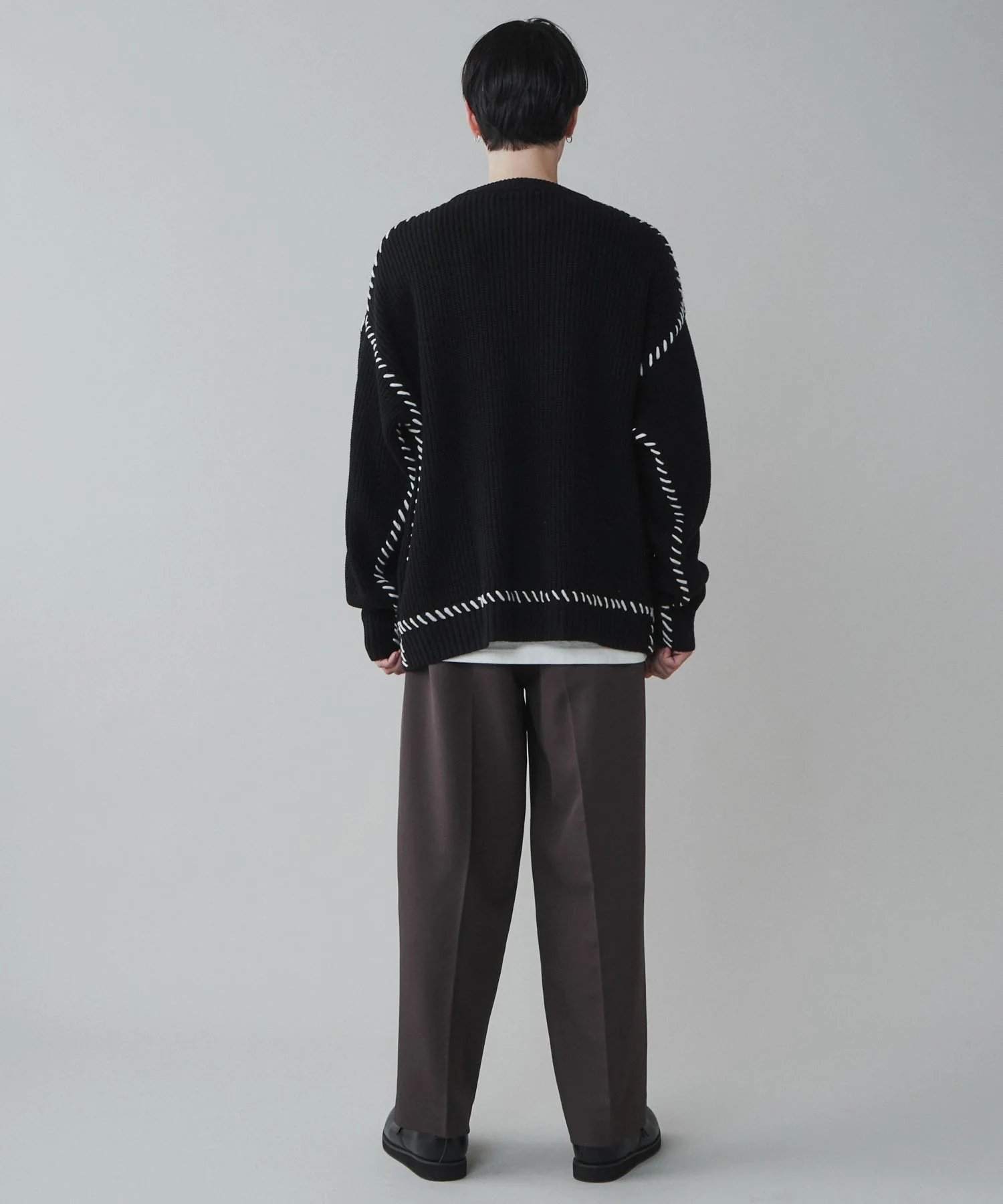 トロミベルト付きワイドスラックス - Image 33