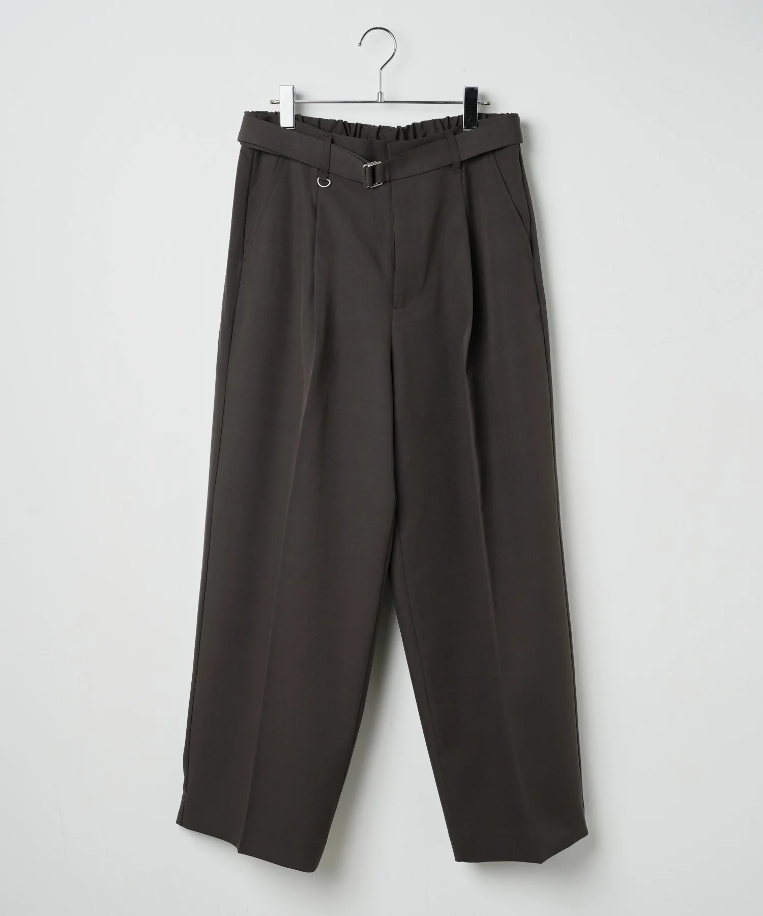 トロミベルト付きワイドスラックス - Image 45