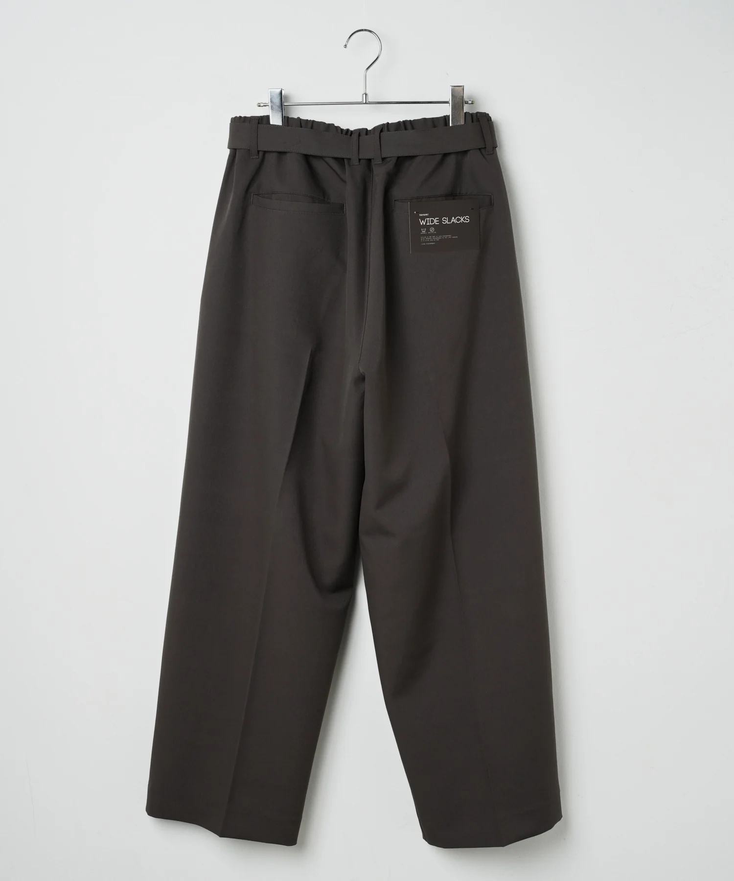 トロミベルト付きワイドスラックス - Image 53