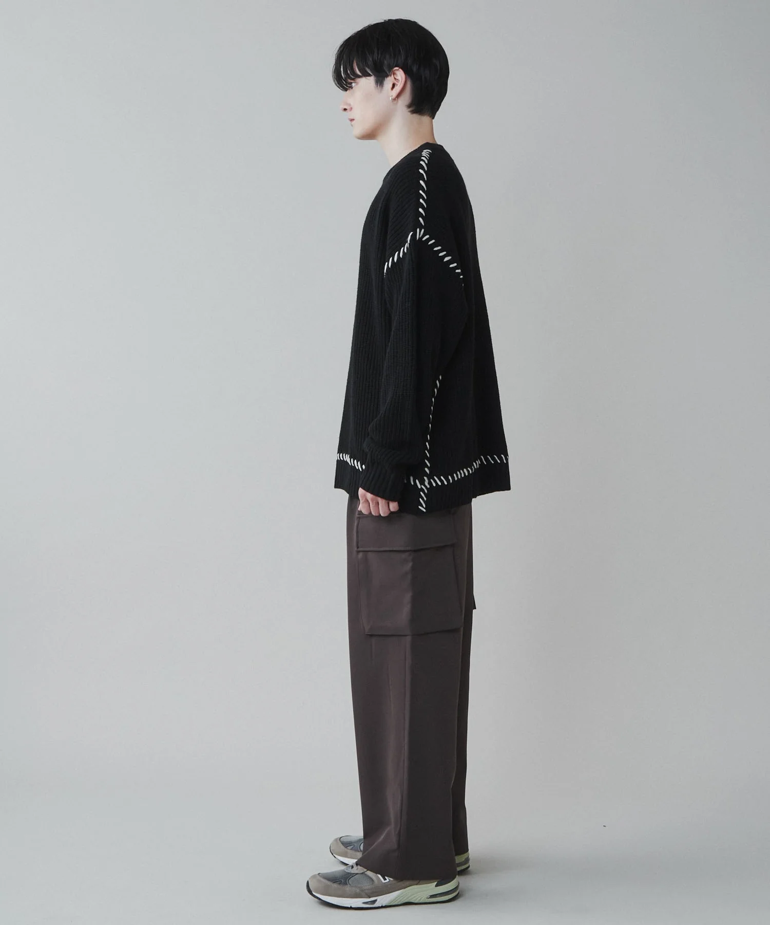 トロミ　ルーズカーゴスラックス - Image 19