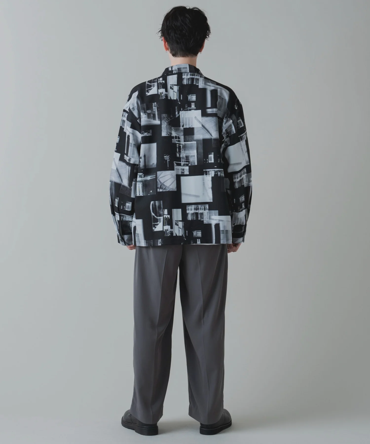 トロミ　総柄BIGシャツ - Image 10