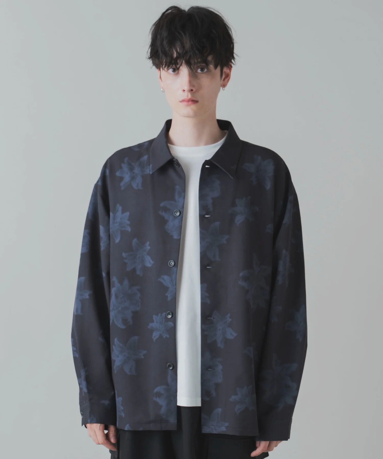 トロミ　総柄BIGシャツ - Image 15