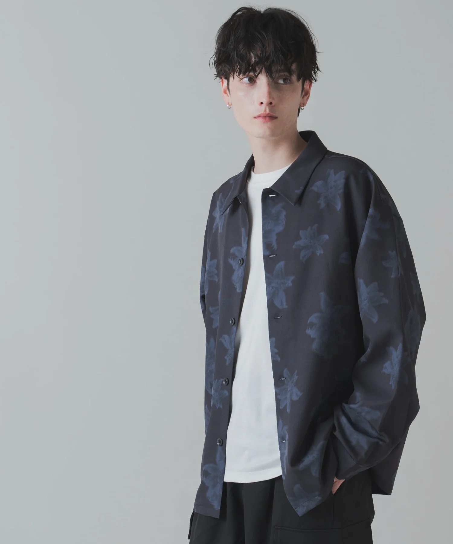 トロミ　総柄BIGシャツ - Image 19