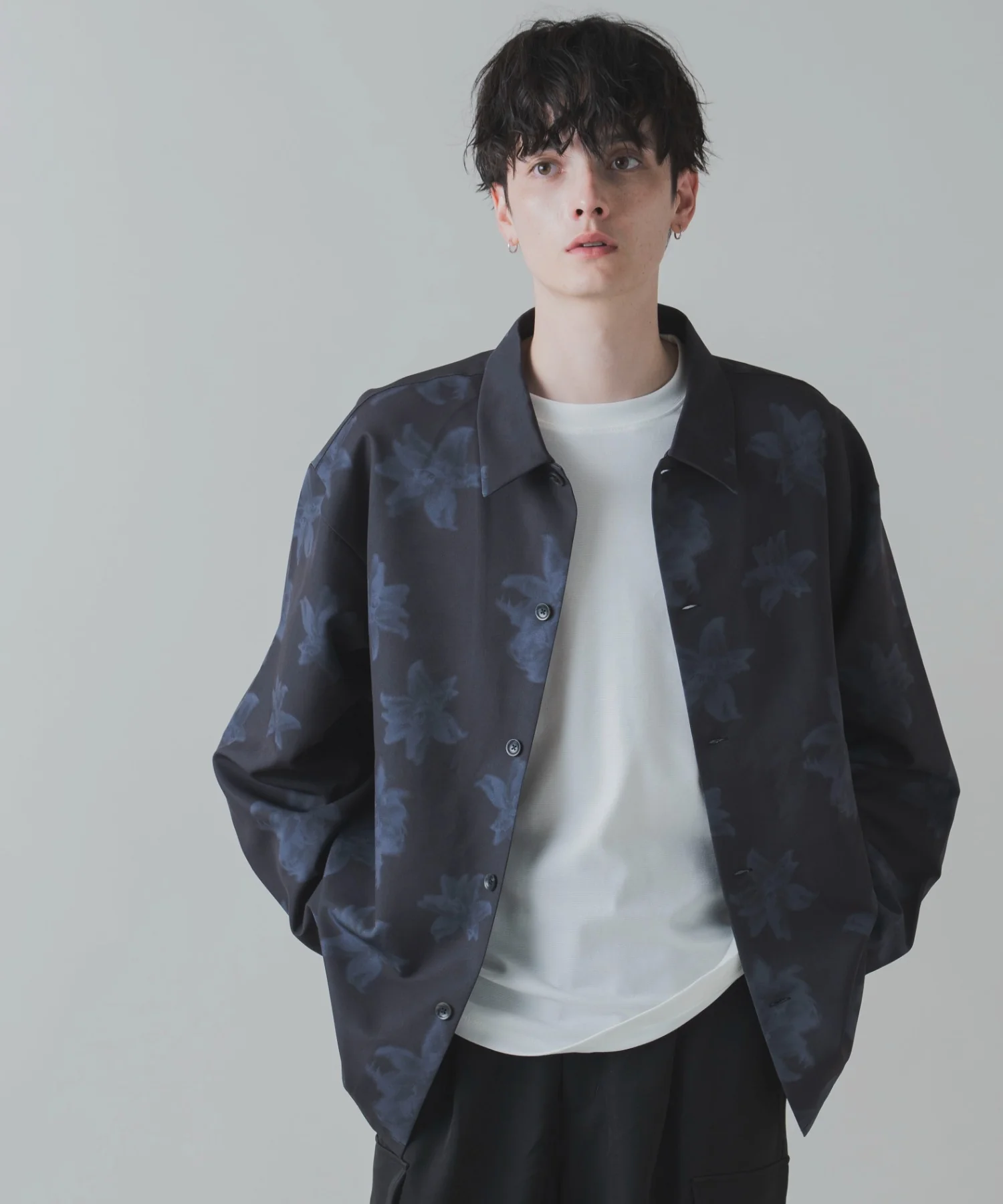 トロミ　総柄BIGシャツ - Image 20