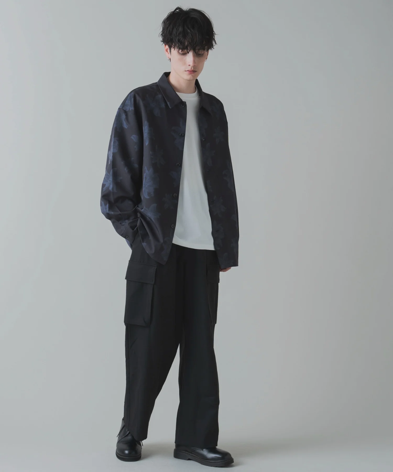 トロミ　総柄BIGシャツ - Image 21