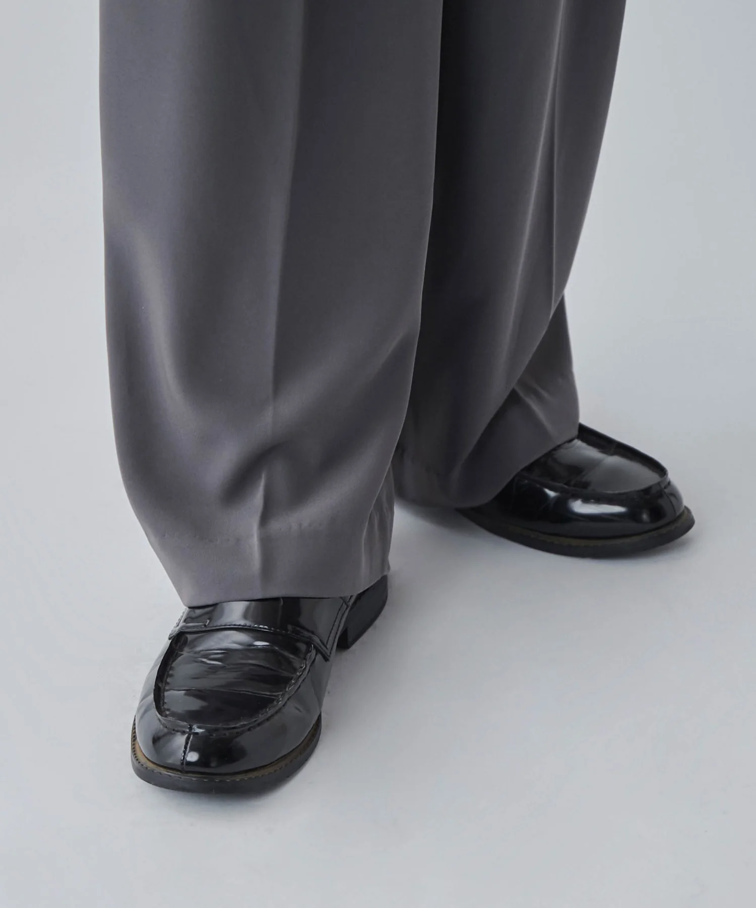 トロミベルト付きワイドスラックス - Image 14