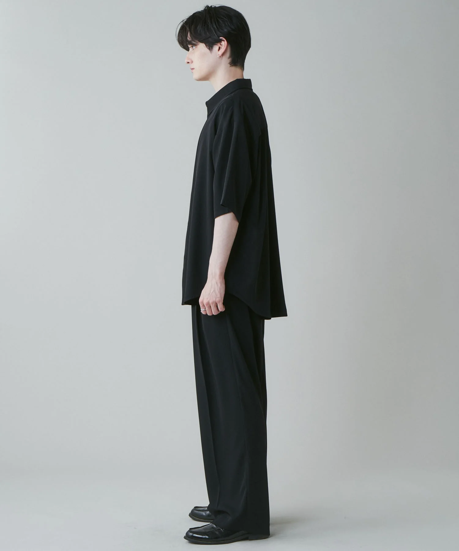 トロミベルト付きワイドスラックス - Image 17