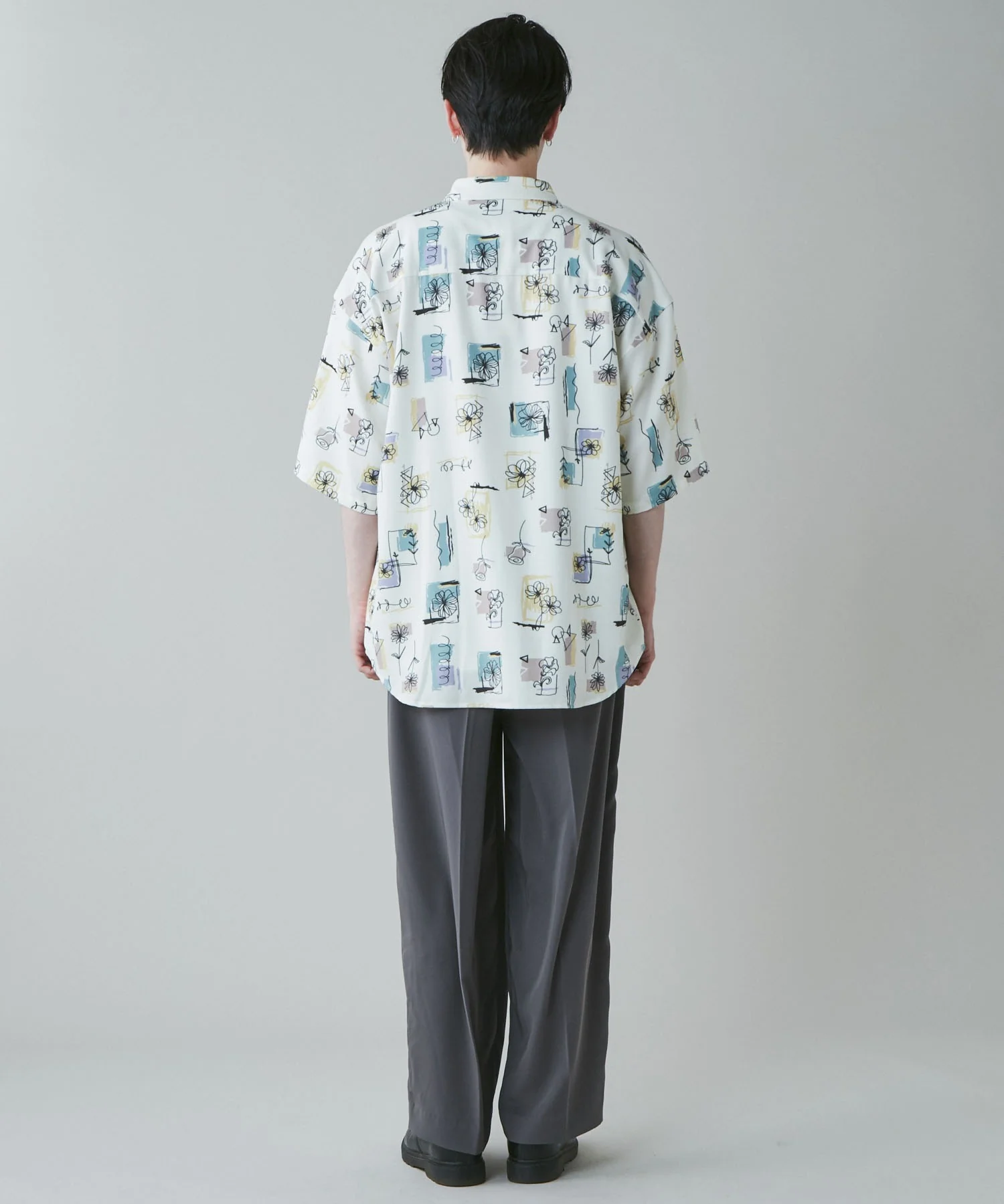 トロミベルト付きワイドスラックス - Image 43