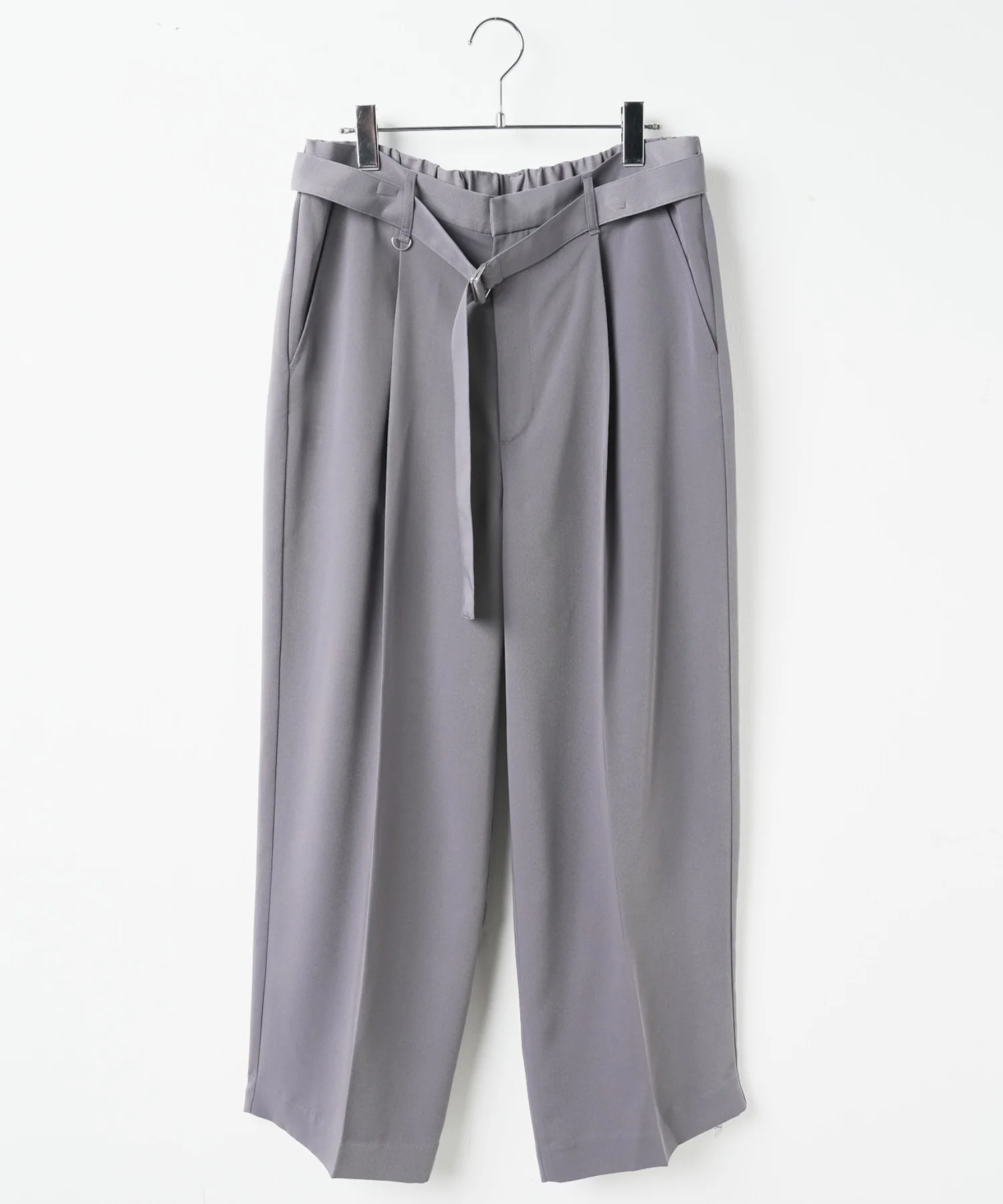 トロミベルト付きワイドスラックス - Image 47