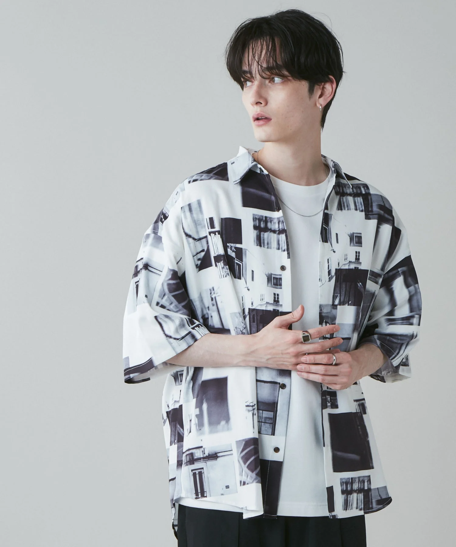 アムンゼン総柄BIGシャツ - Image 10