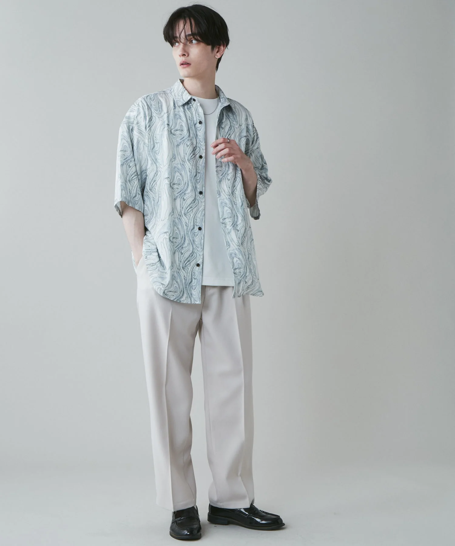 アムンゼン総柄BIGシャツ - Image 11
