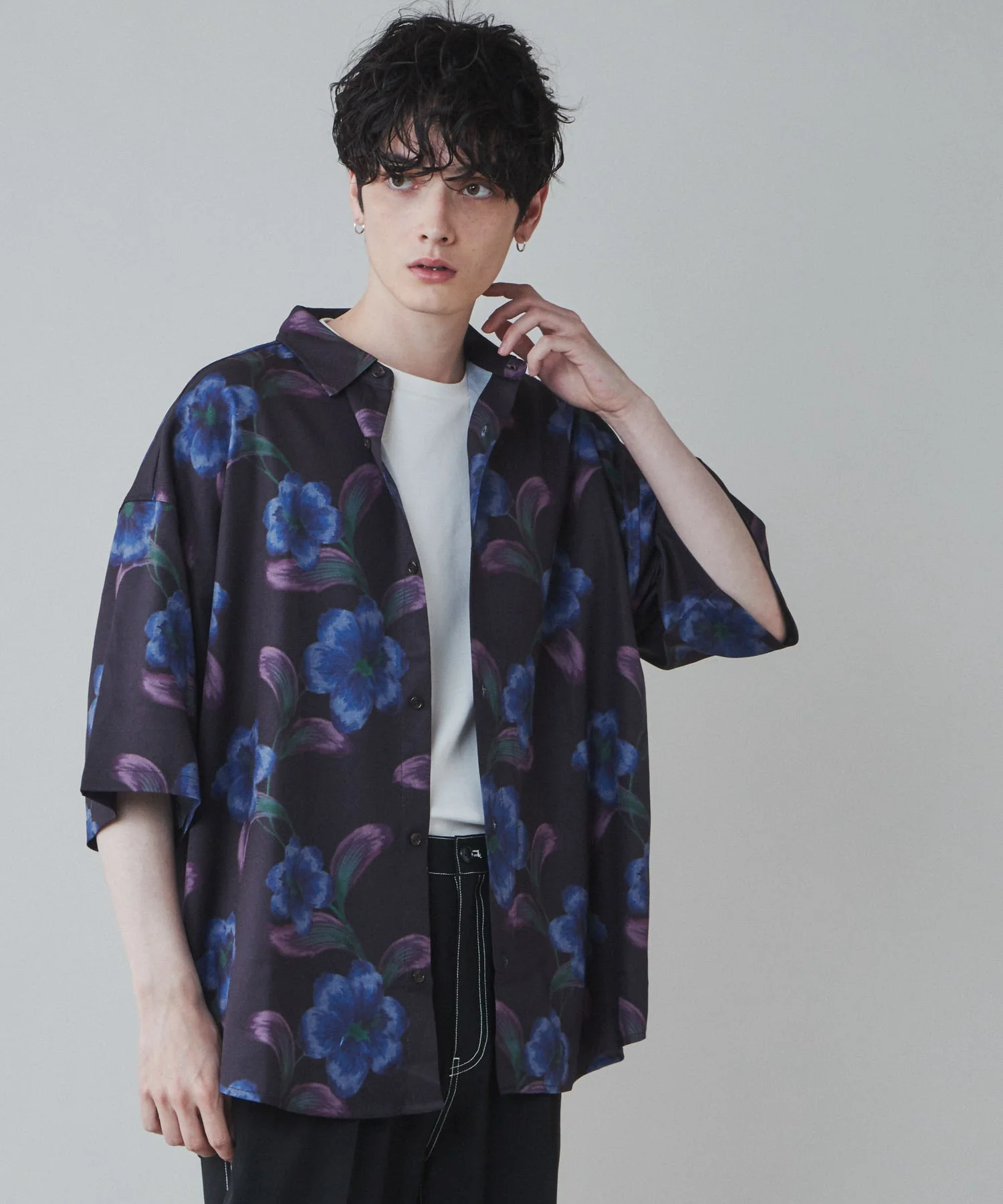アムンゼン総柄BIGシャツ - Image 3