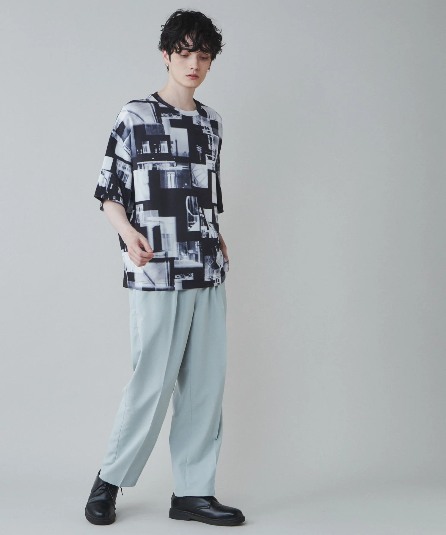 トロミ総柄ドルマンT - Image 3