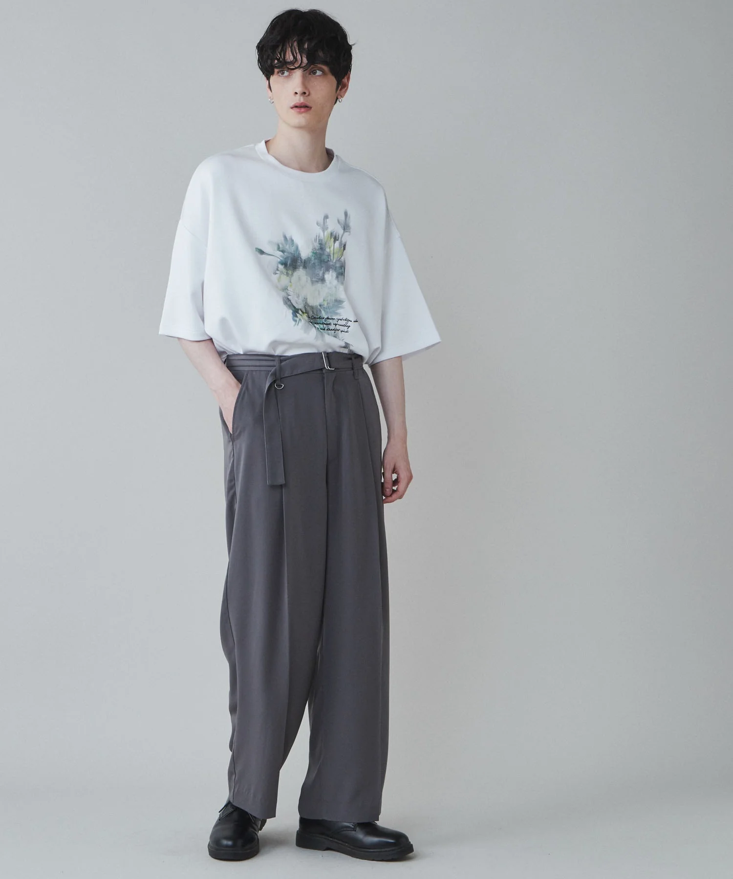 トロミフラワーモチーフドルマンT - Image 5