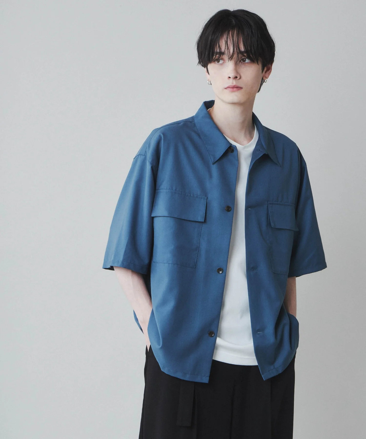 TRフラップポケットBIGシャツ - Image 3