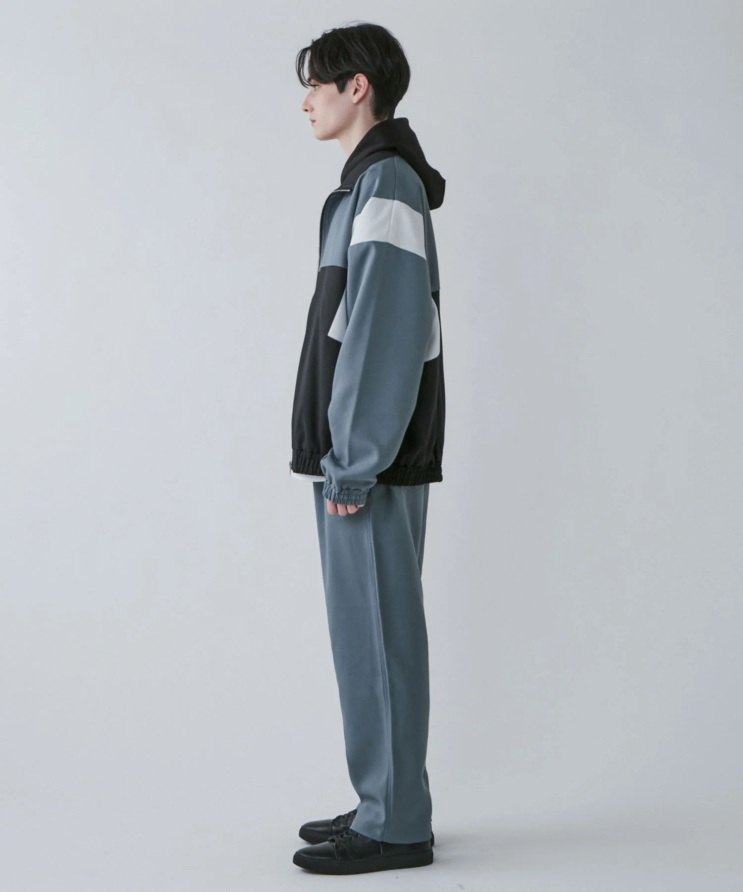 イージーケアカラーブロックブルゾン - Image 5