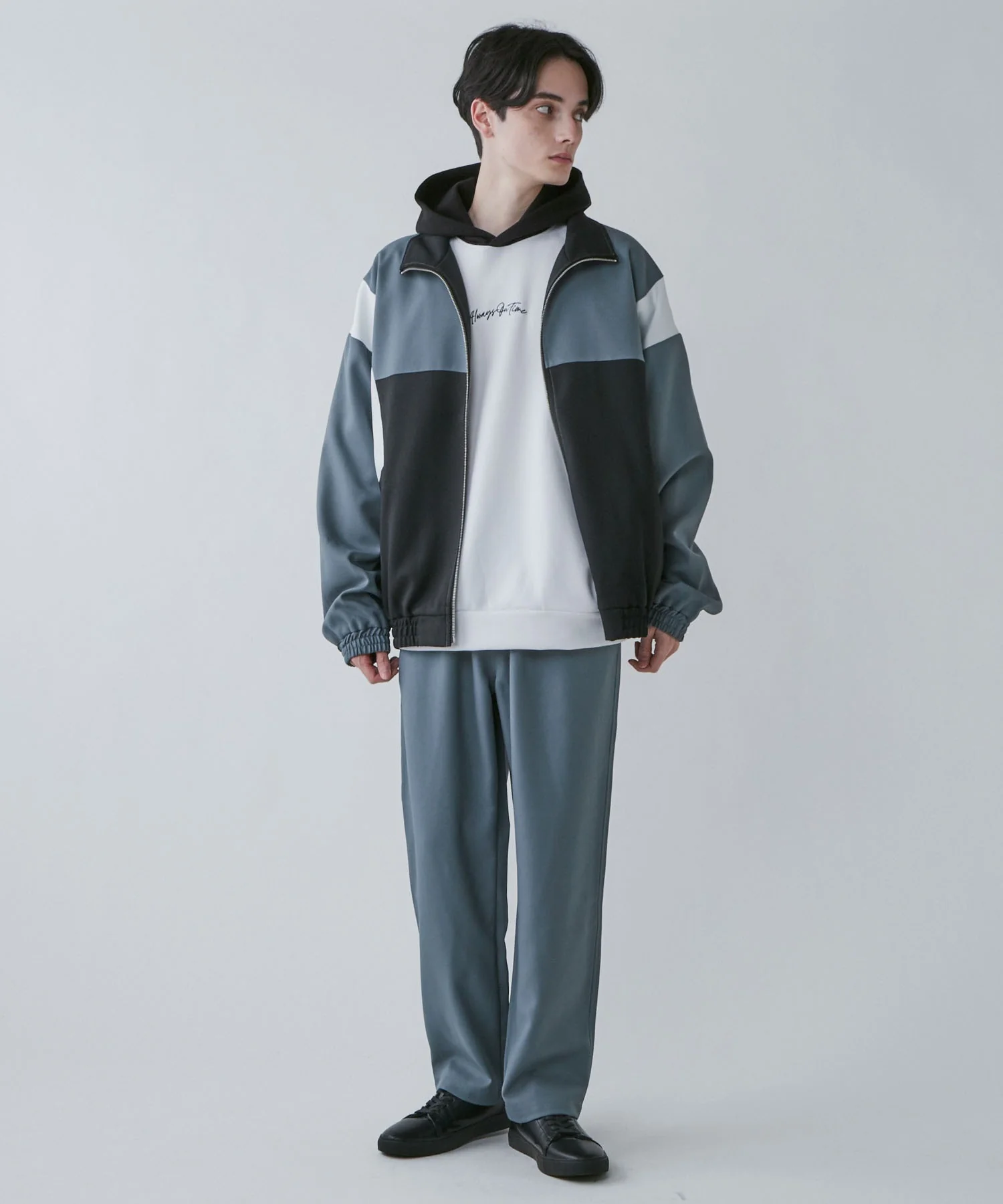 イージーケアカラーブロックブルゾン - Image 7