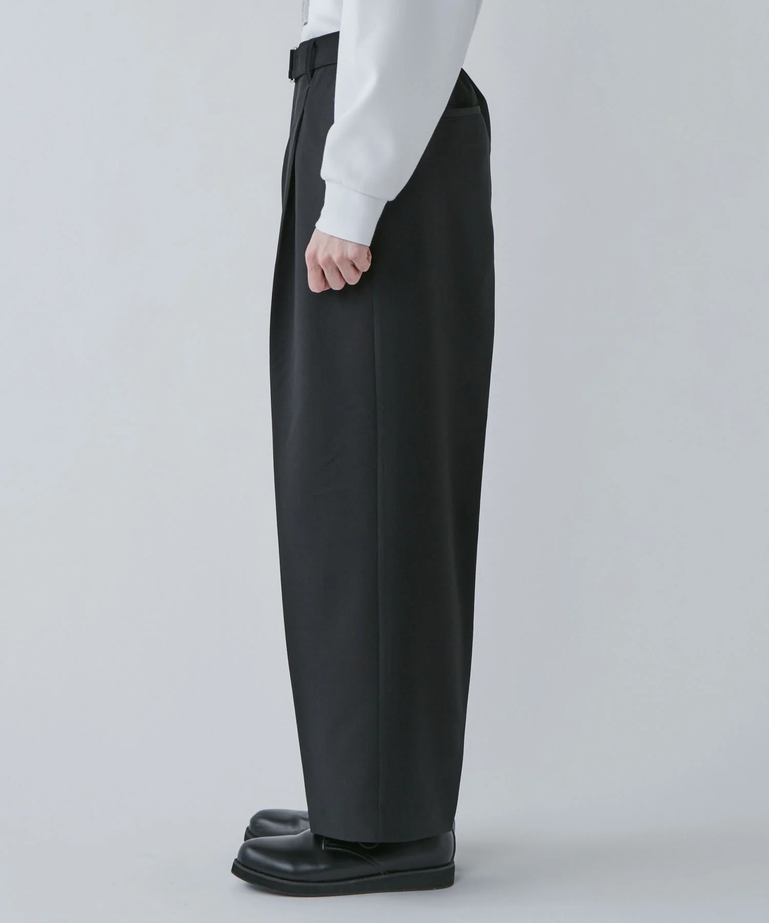 ベルト付きトロミワイドスラックス - Image 11