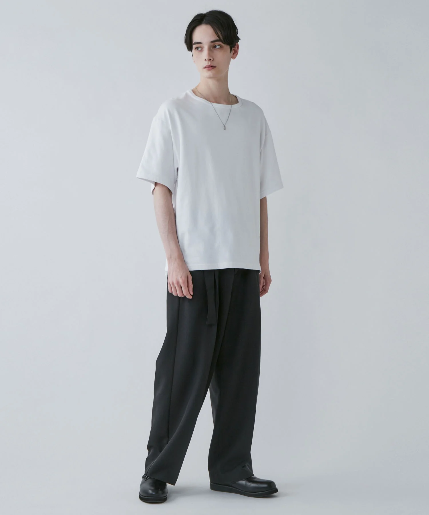 ベルト付きトロミワイドスラックス - Image 16