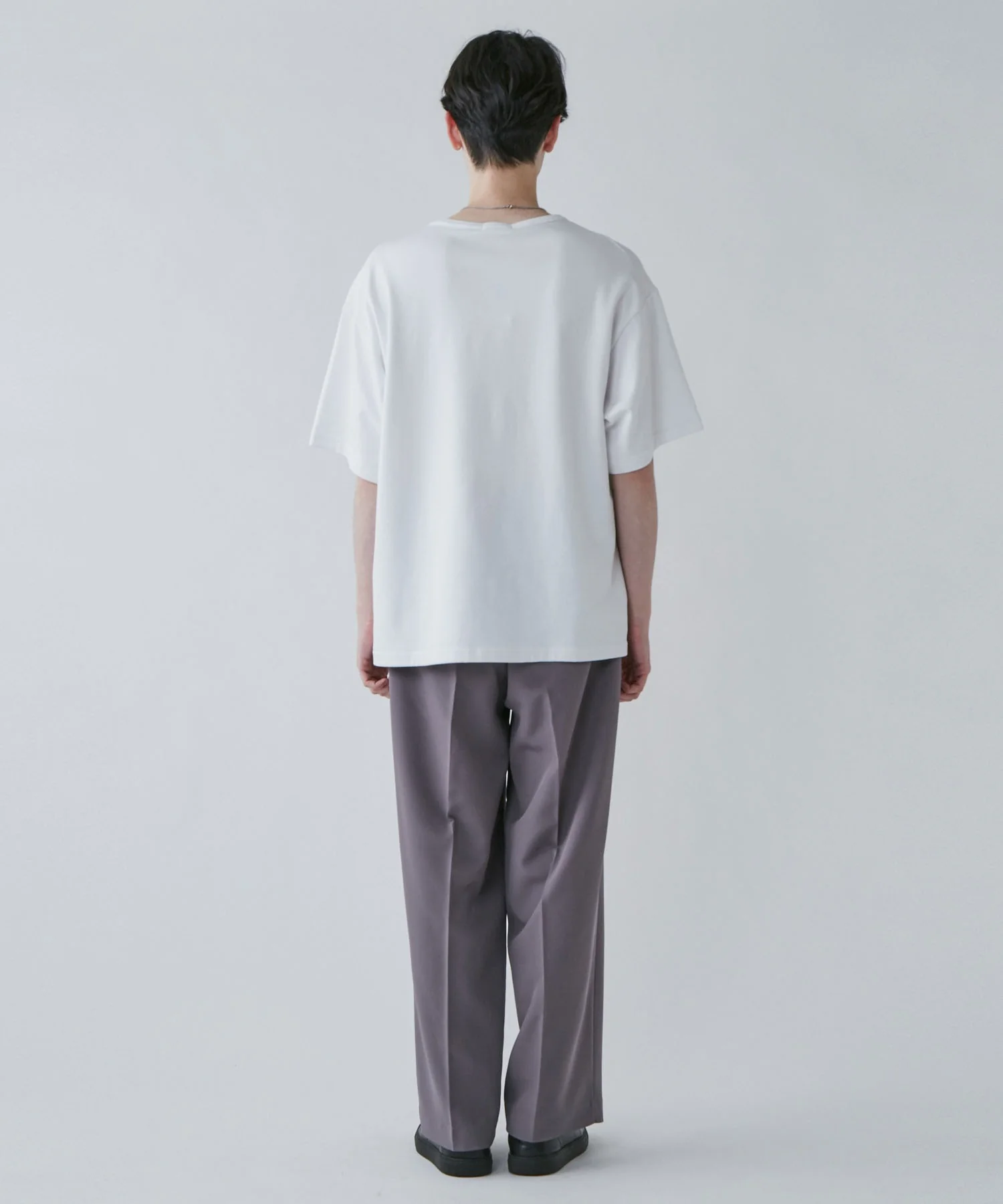 ベルト付きトロミワイドスラックス - Image 6