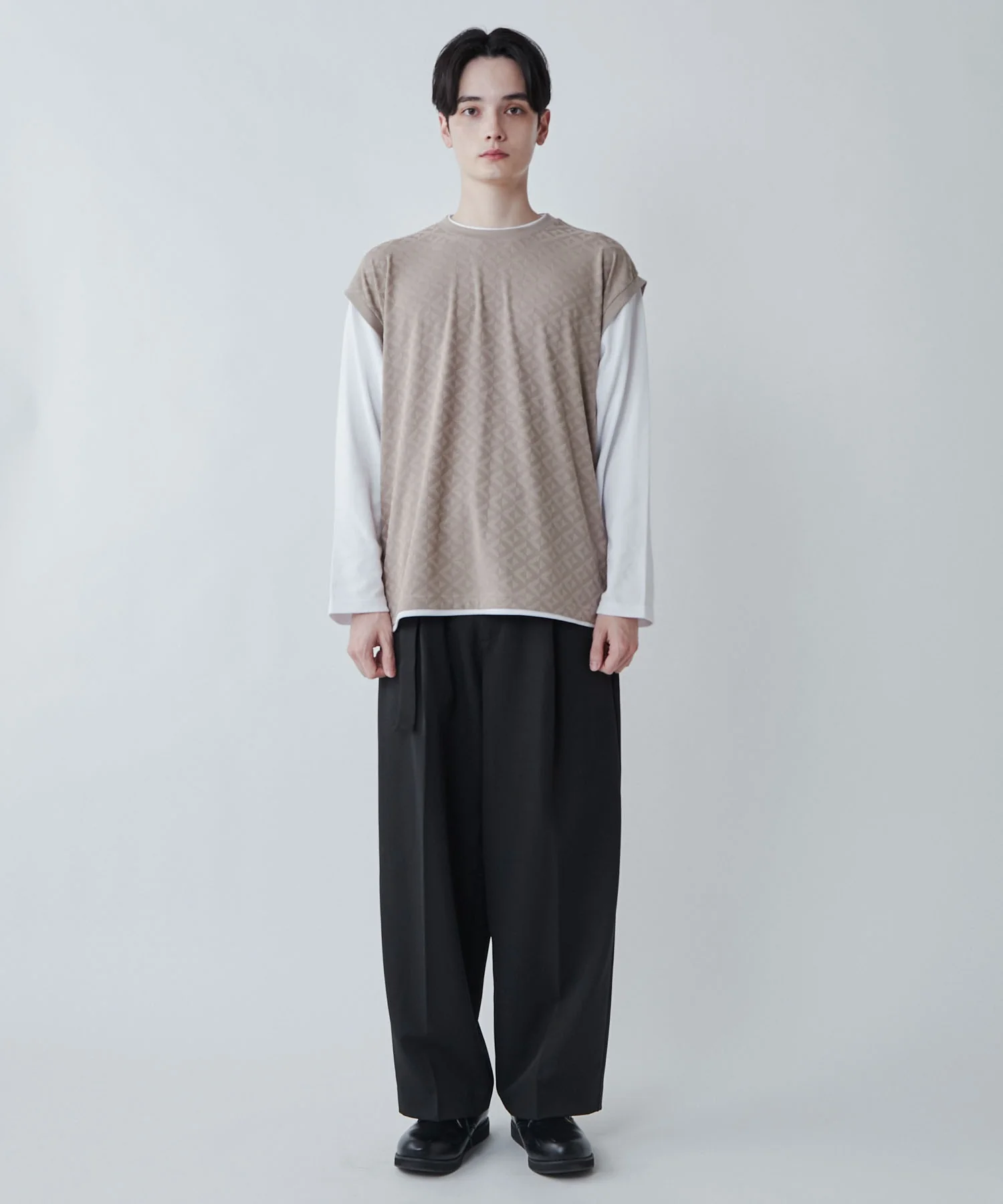 レイヤードジャガードベストロンT - Image 14