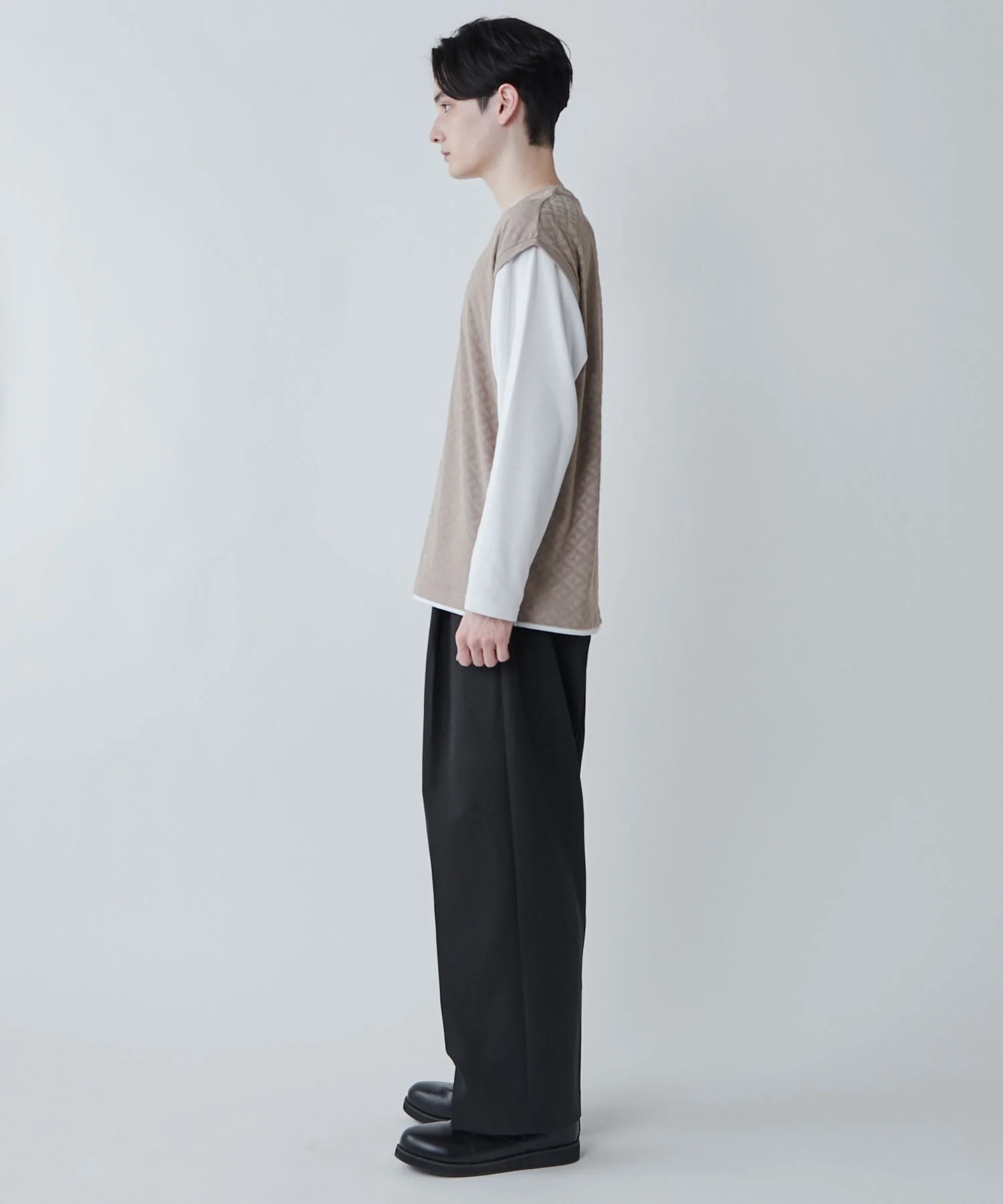 レイヤードジャガードベストロンT - Image 15