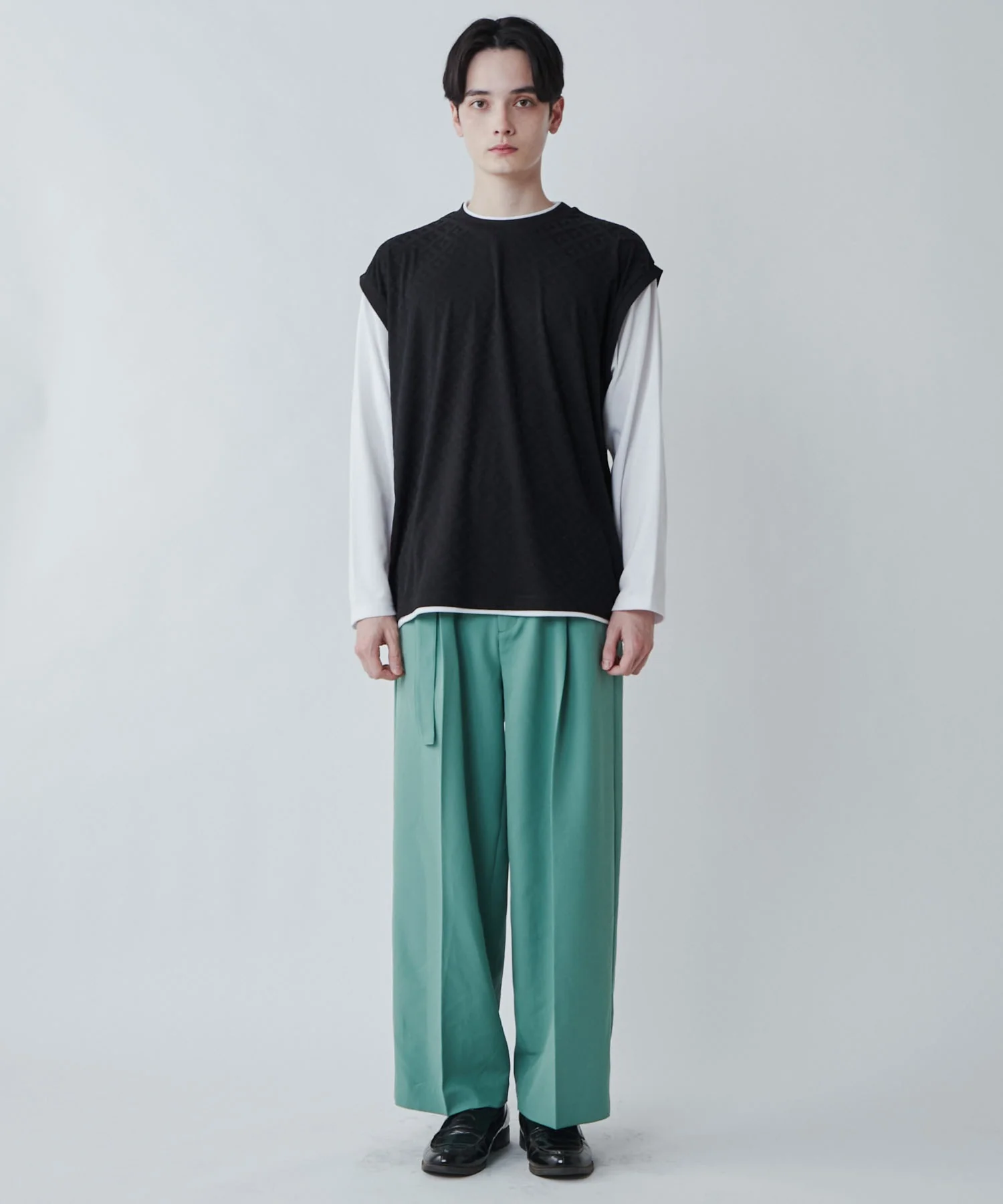 レイヤードジャガードベストロンT - Image 18