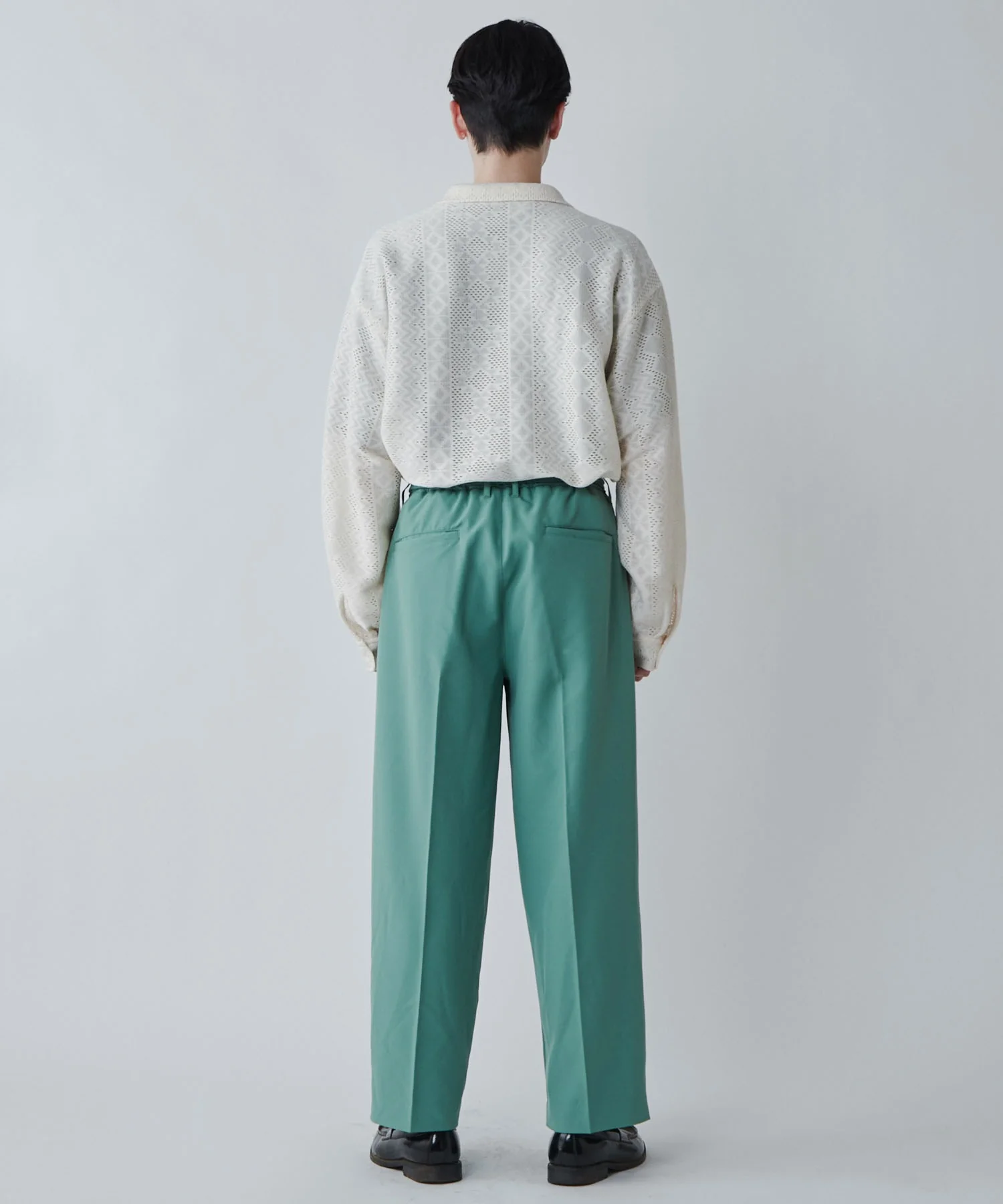 メッシュオープンカラーBIGシャツ - Image 18