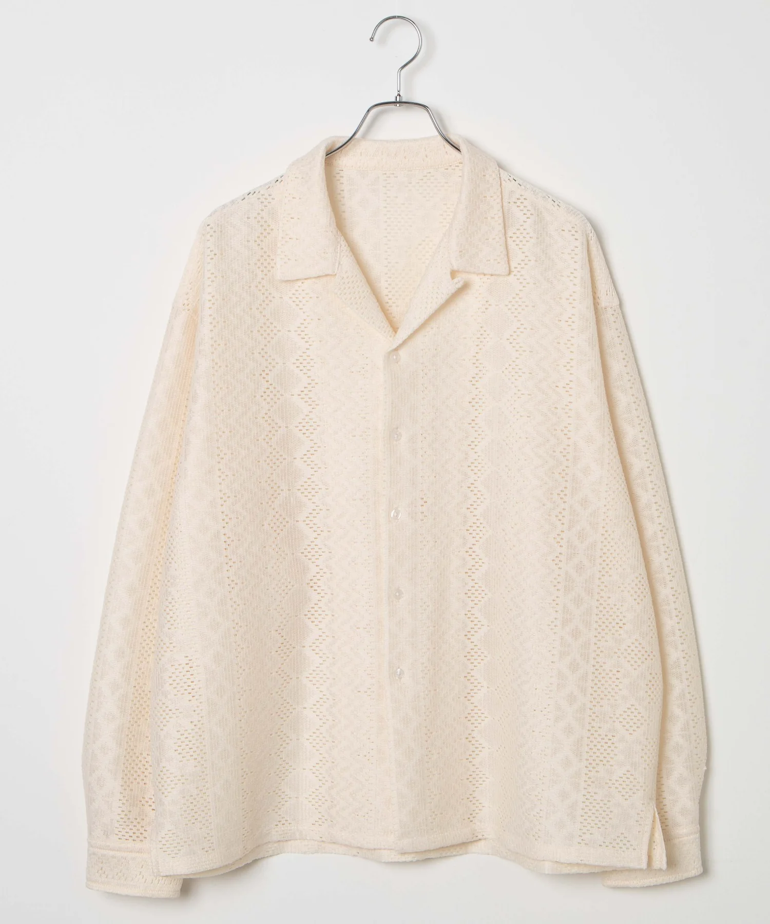 メッシュオープンカラーBIGシャツ - Image 31