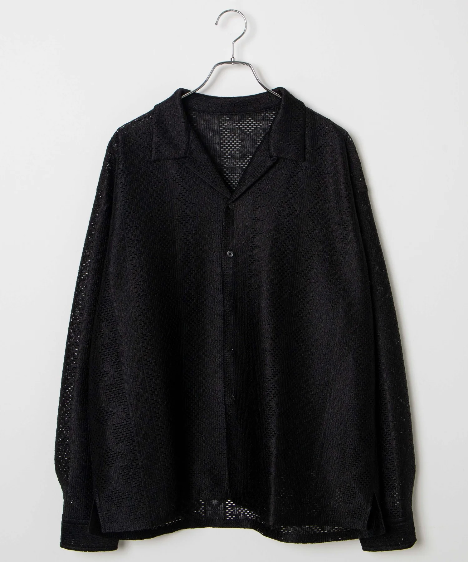 メッシュオープンカラーBIGシャツ - Image 32