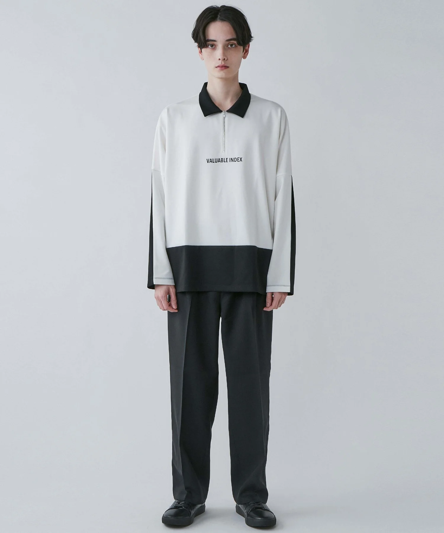 ドルマンポンチハーフZIPプルオーバー - Image 11