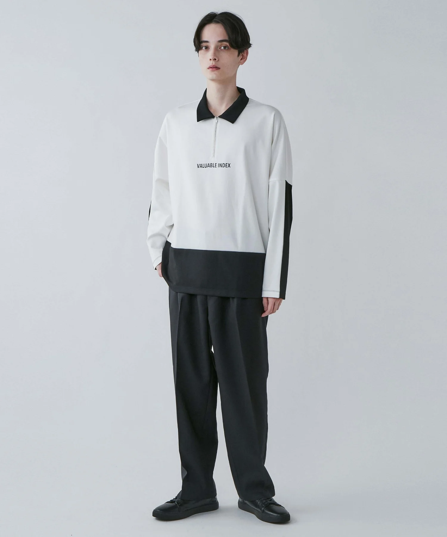 ドルマンポンチハーフZIPプルオーバー - Image 14