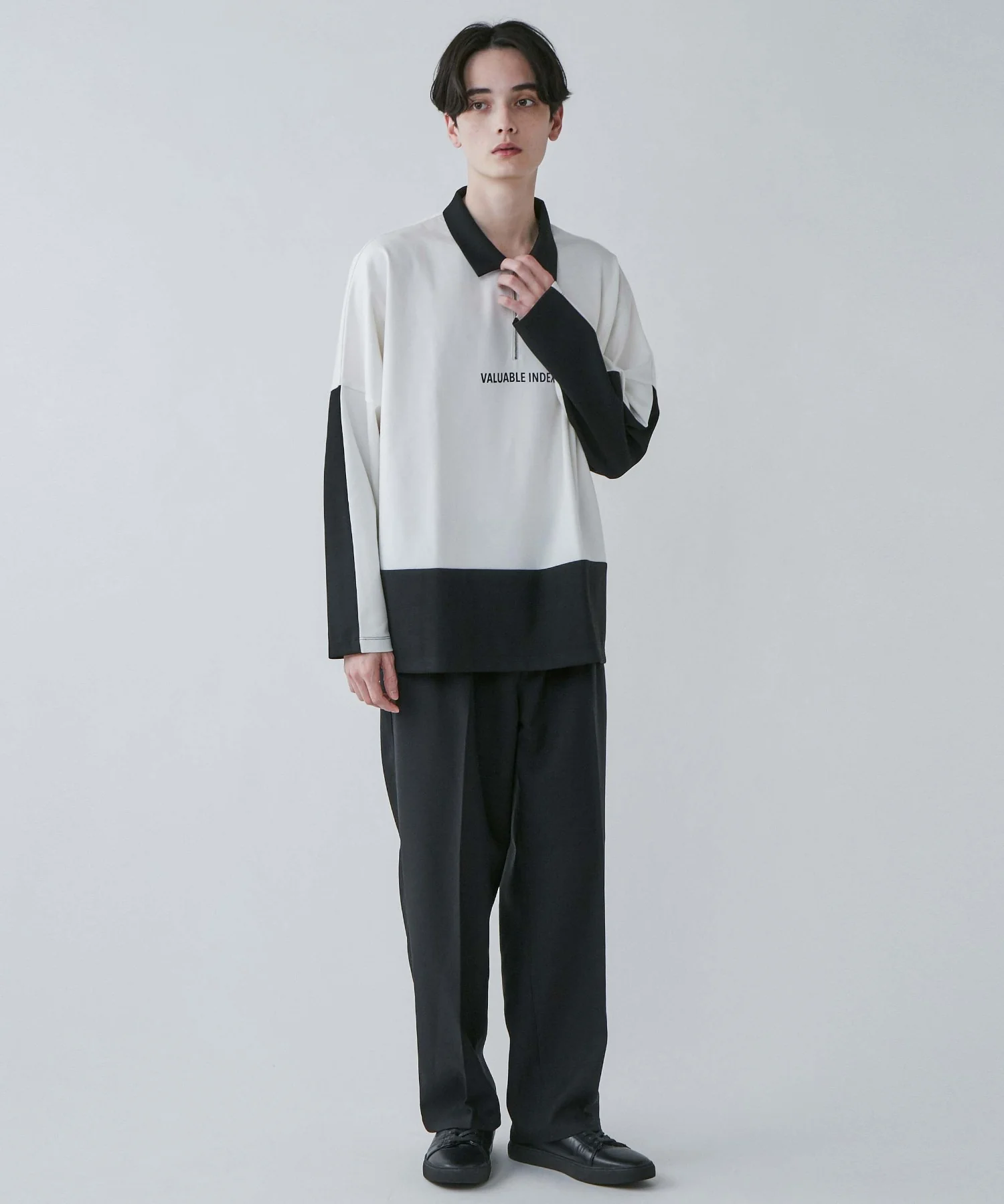 ドルマンポンチハーフZIPプルオーバー - Image 15