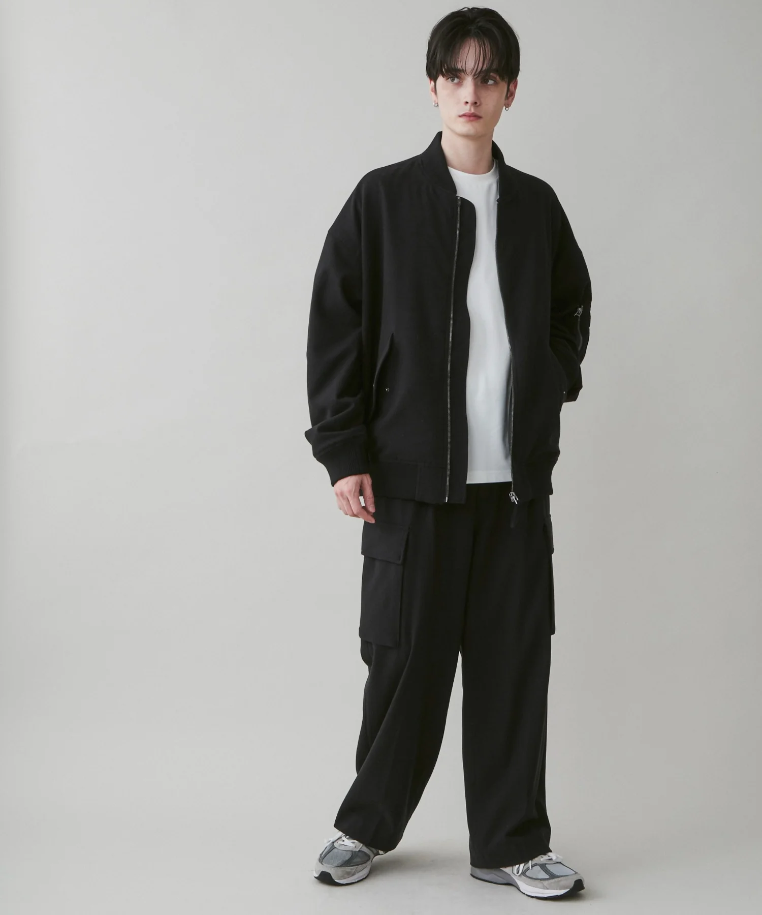 起毛TR　ワイドカーゴスラックス - Image 4