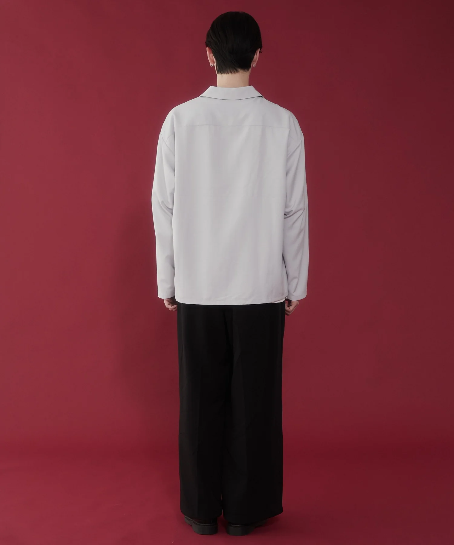 ドライポリハーフZIPシャツ(LS) - Image 7