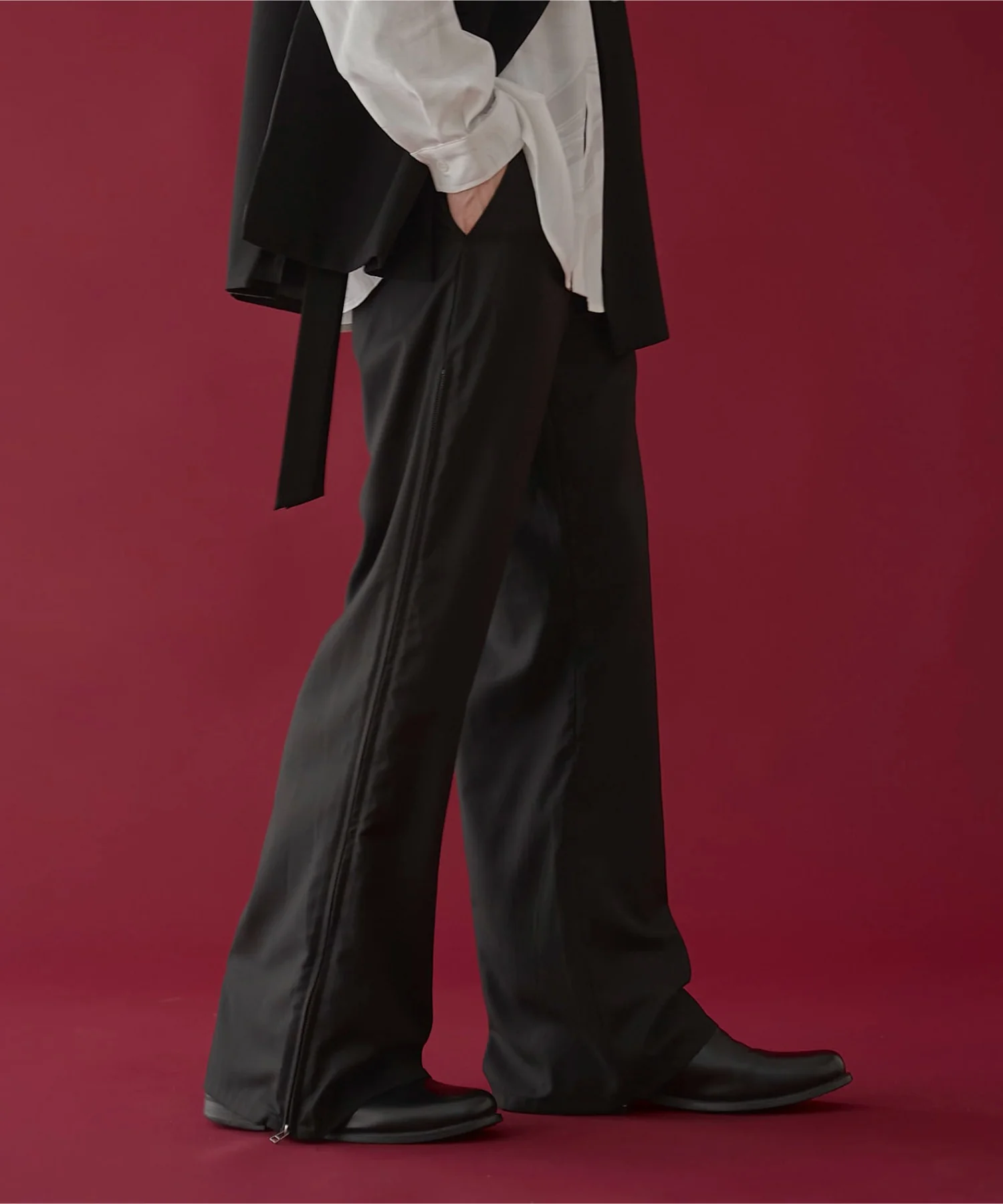 サイドZIPフレアスラックス - Image 6