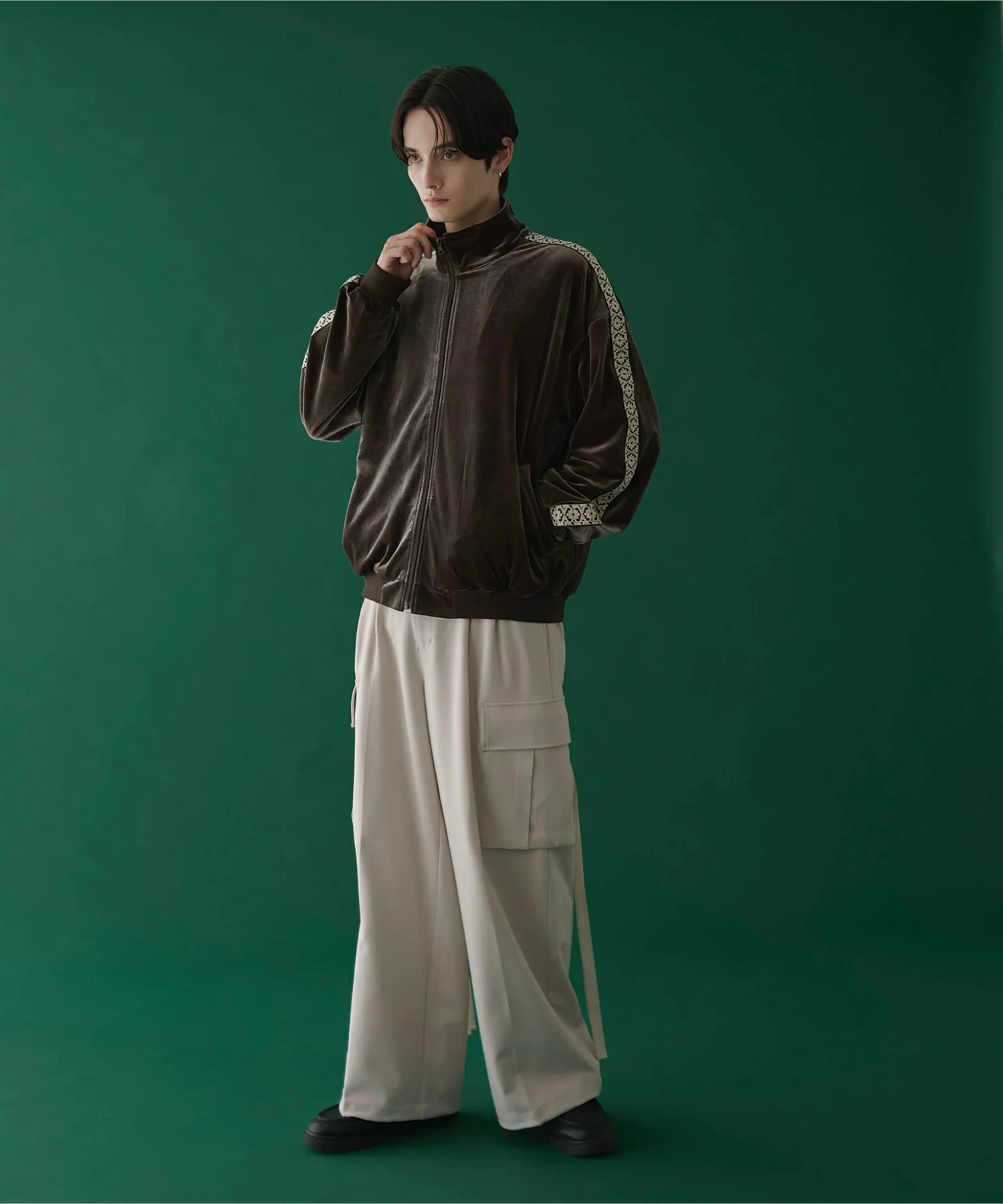 ベロアライントラックジャケット - Image 9