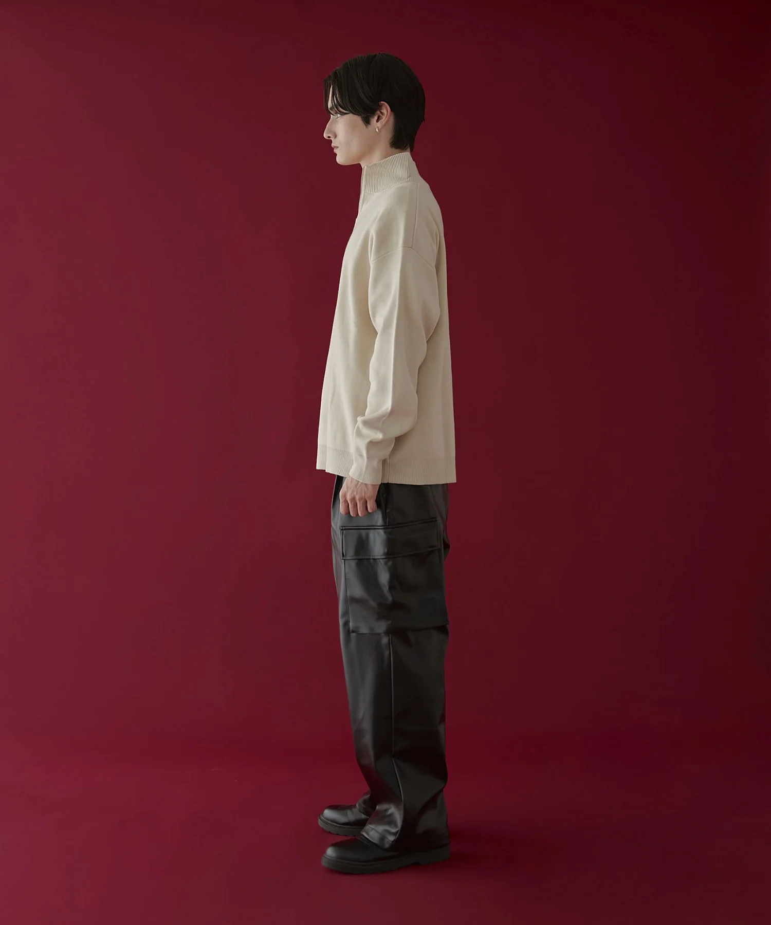 合皮カーゴスラックス - Image 5
