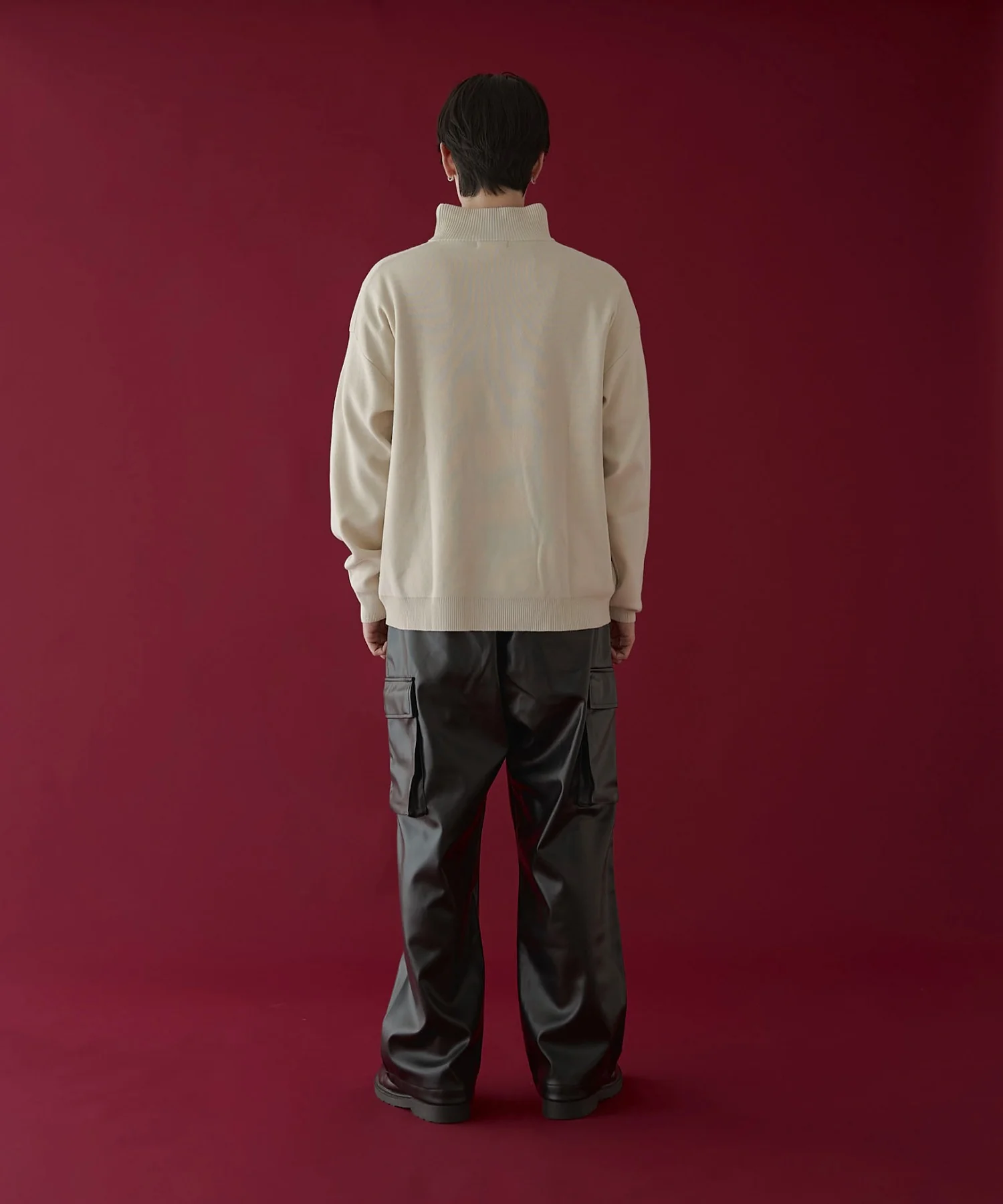 合皮カーゴスラックス - Image 6
