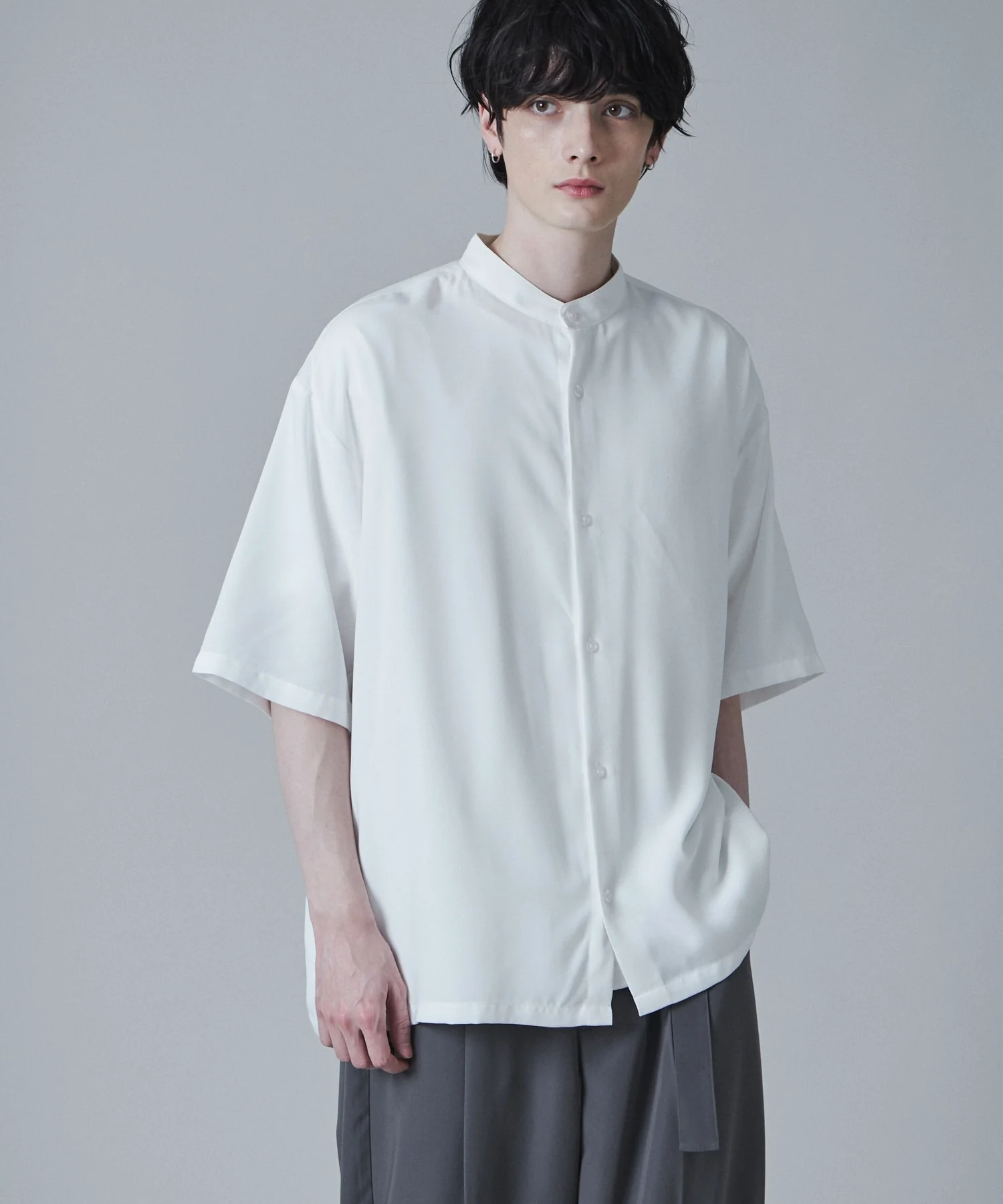 トロミBIGバンドカラーシャツ（S） - Image 11