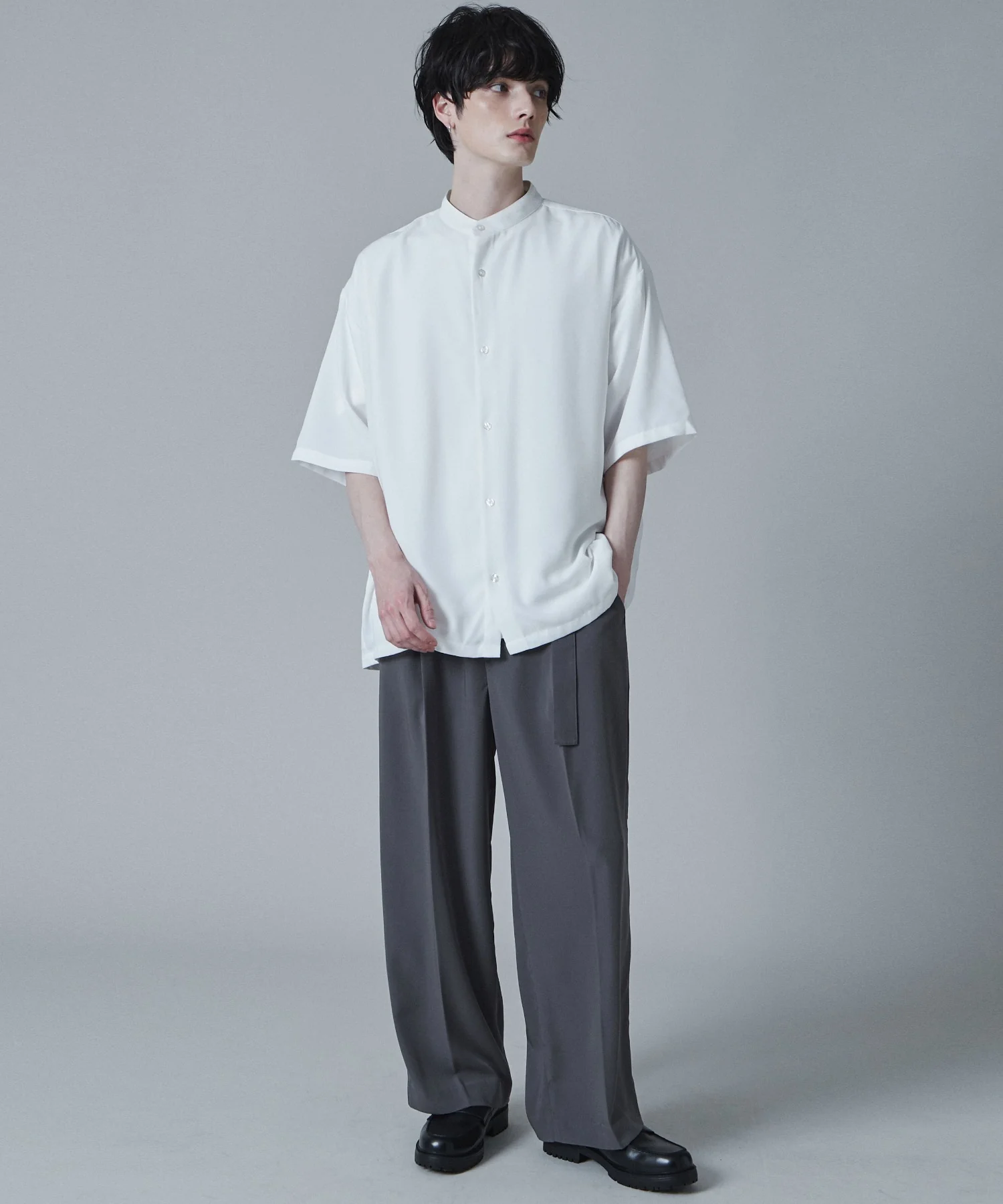 トロミBIGバンドカラーシャツ（S） - Image 12
