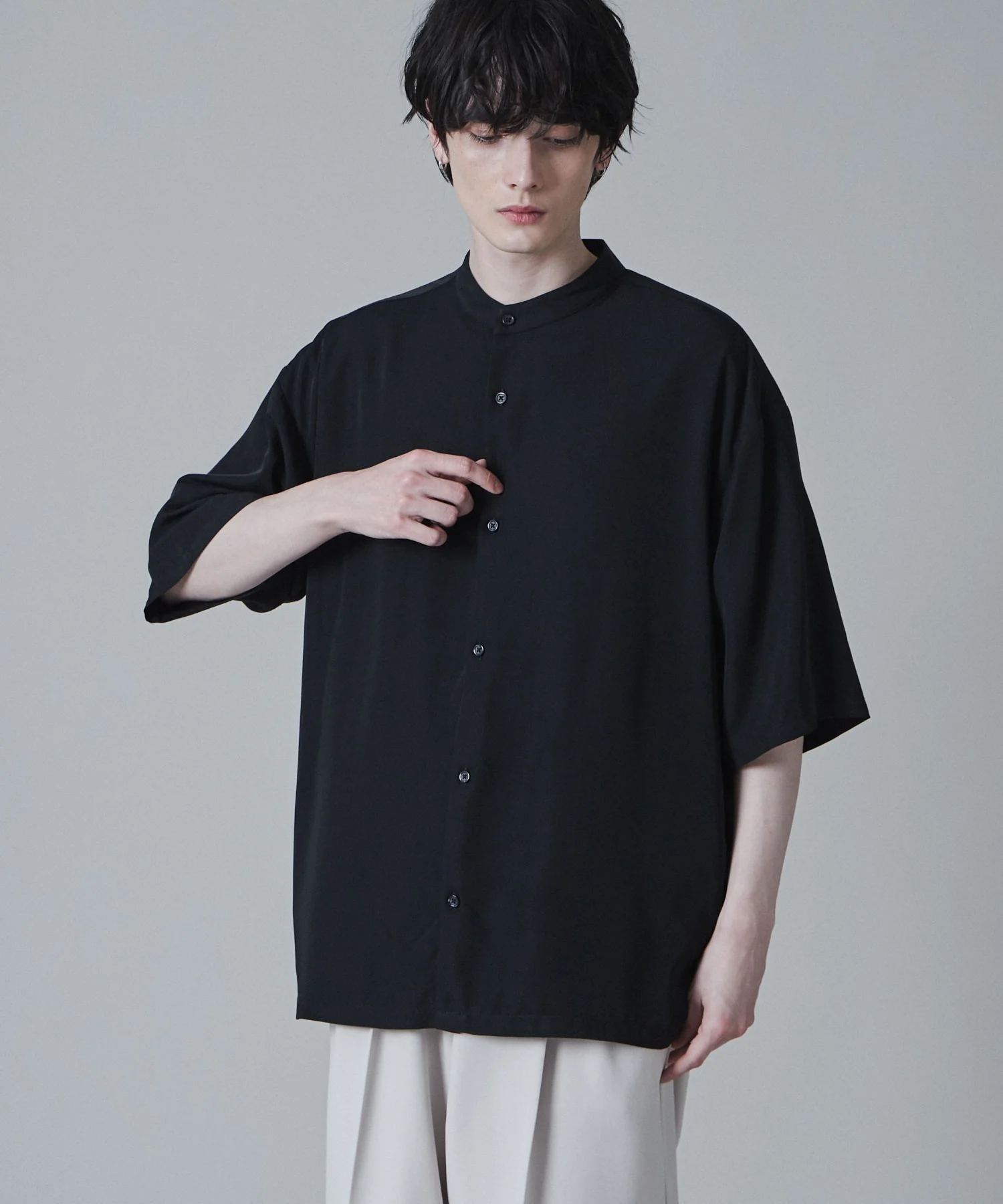 トロミBIGバンドカラーシャツ（S） - Image 25