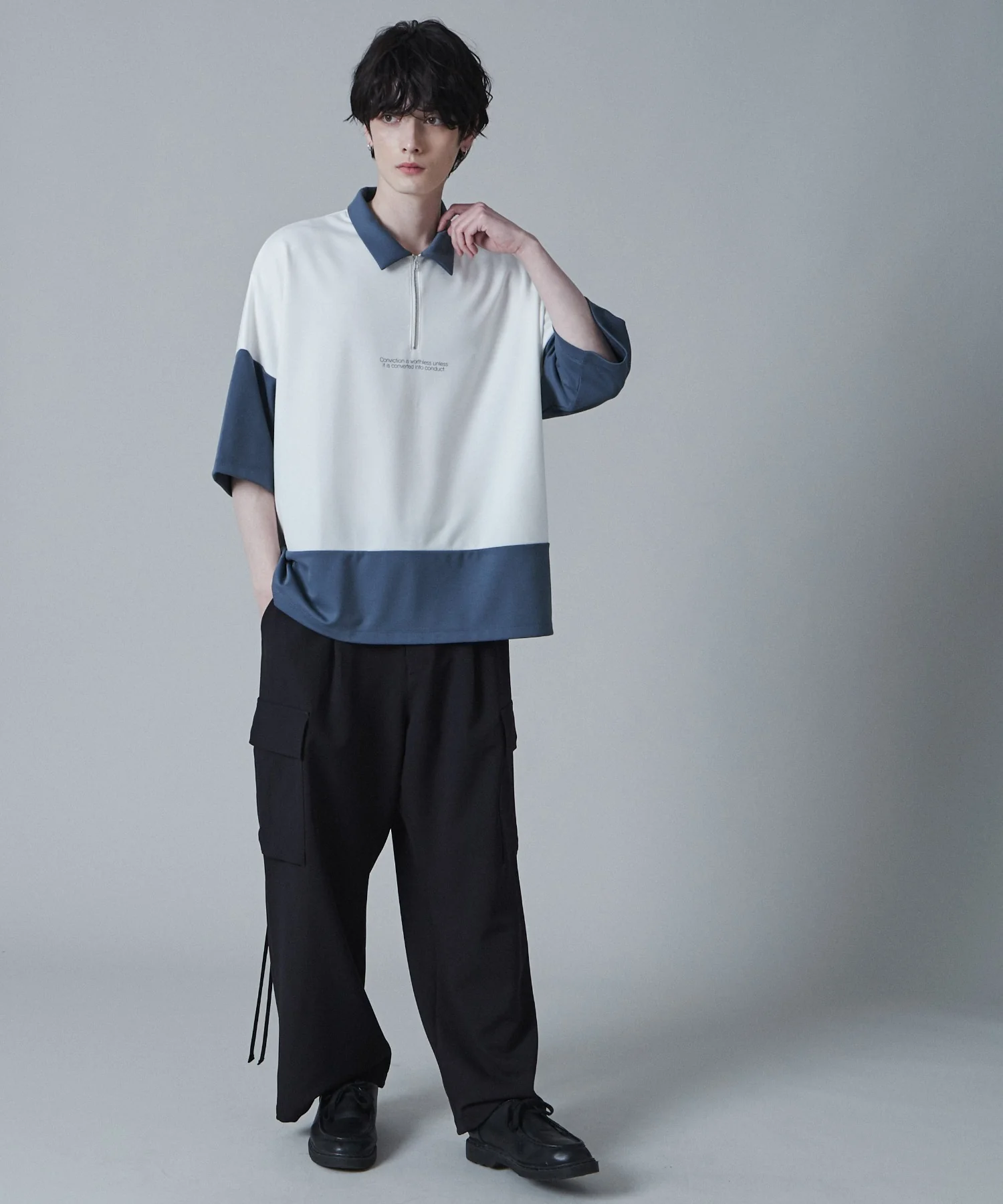 ドルマンポンチハーフジップT（S） - Image 12