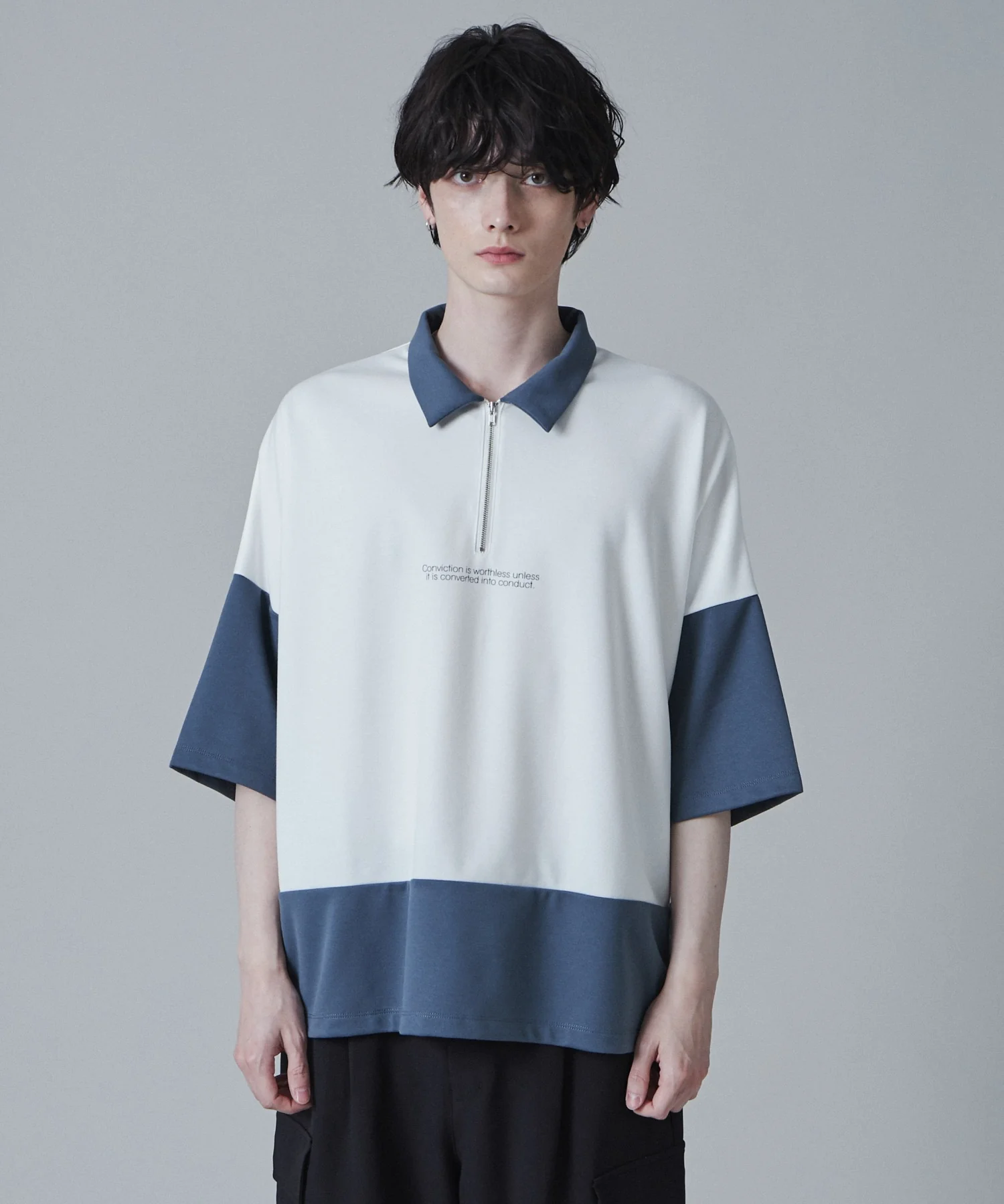ドルマンポンチハーフジップT（S） - Image 13