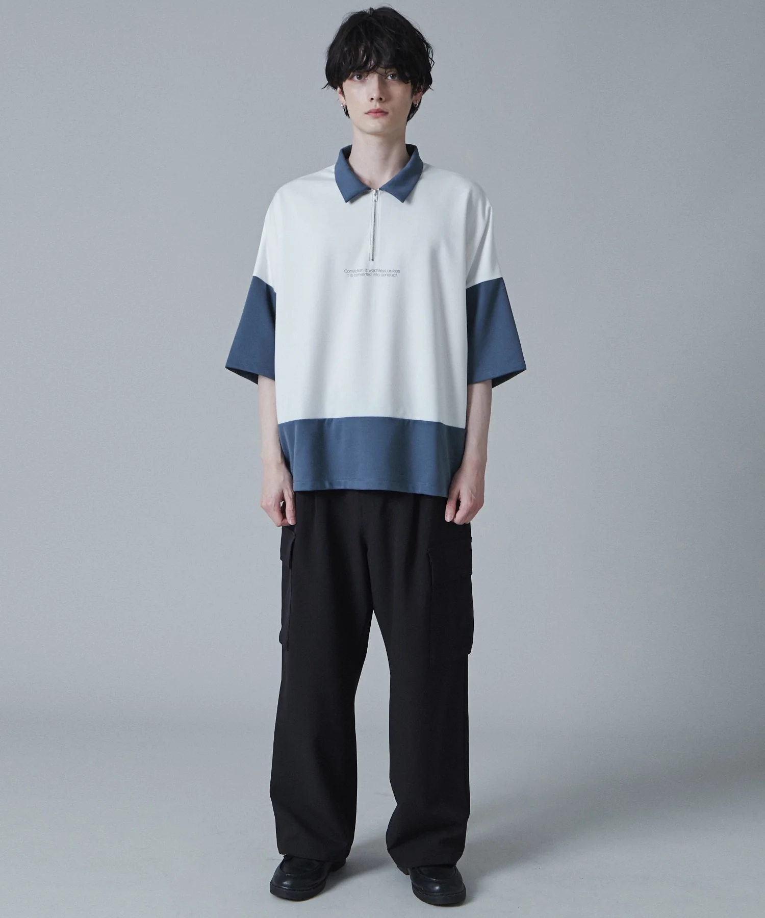 ドルマンポンチハーフジップT（S） - Image 14