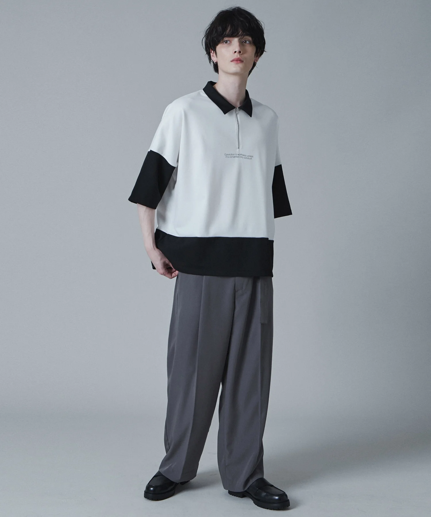 ドルマンポンチハーフジップT（S） - Image 29