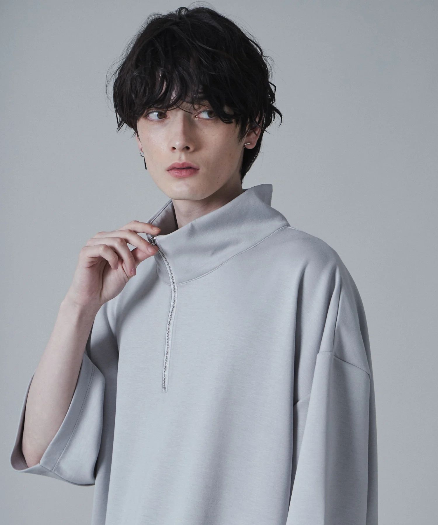 ドロストスーパーBIGハーフジップT（S） - Image 3