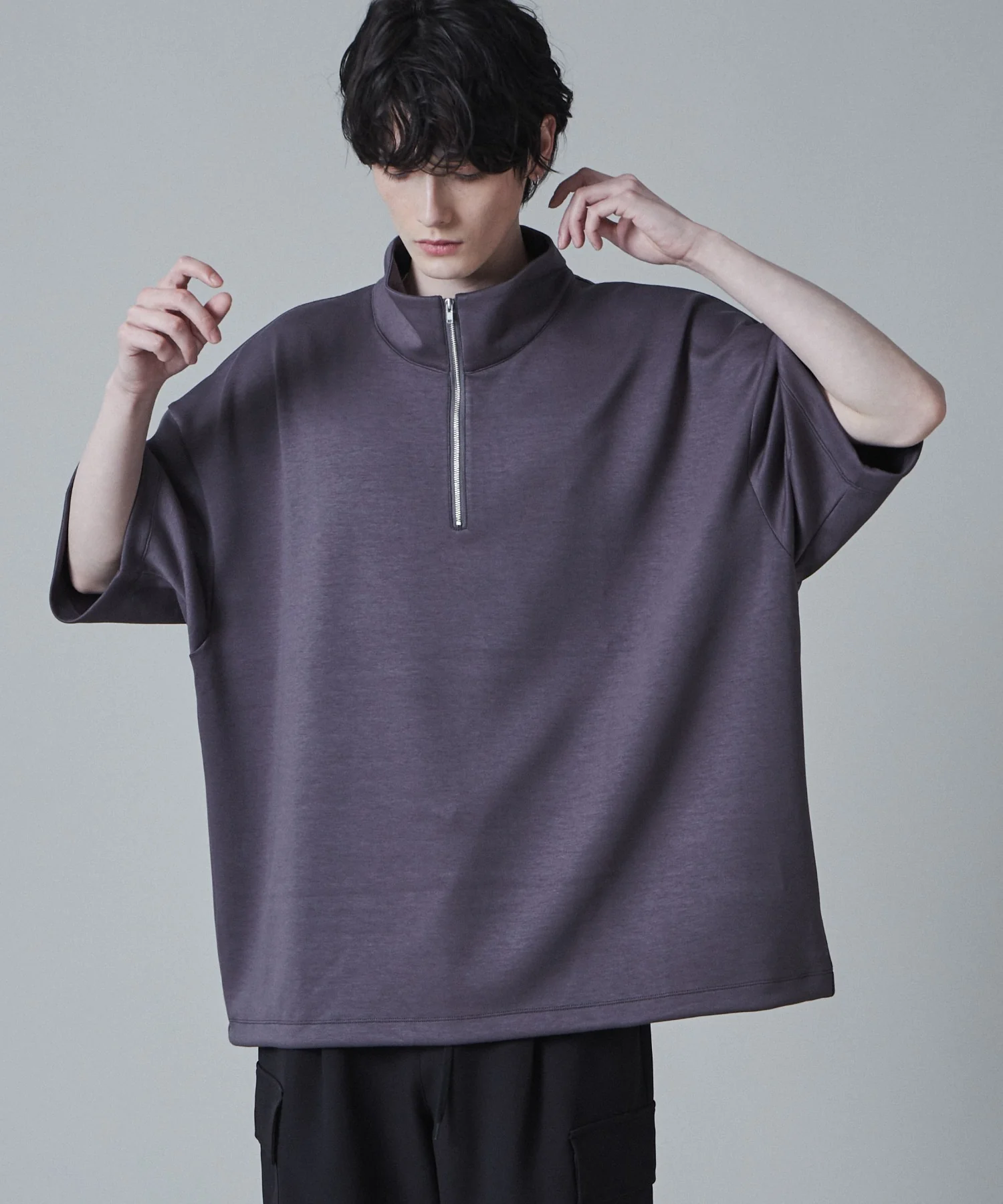 ドロストスーパーBIGハーフジップT（S） - Image 32