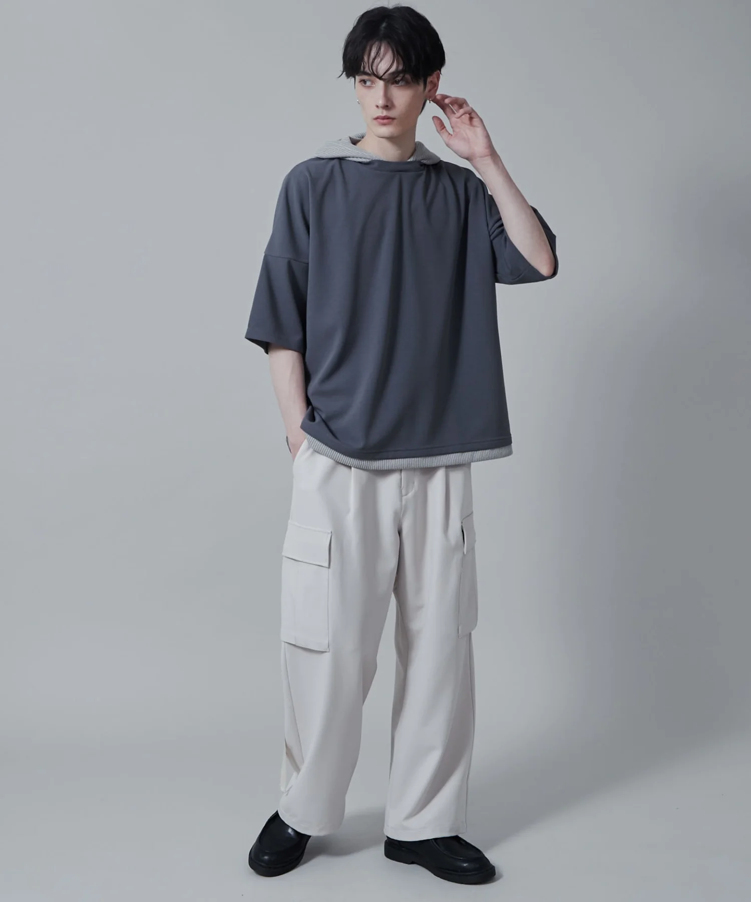 フェイクレイヤードフードT（S） - Image 6